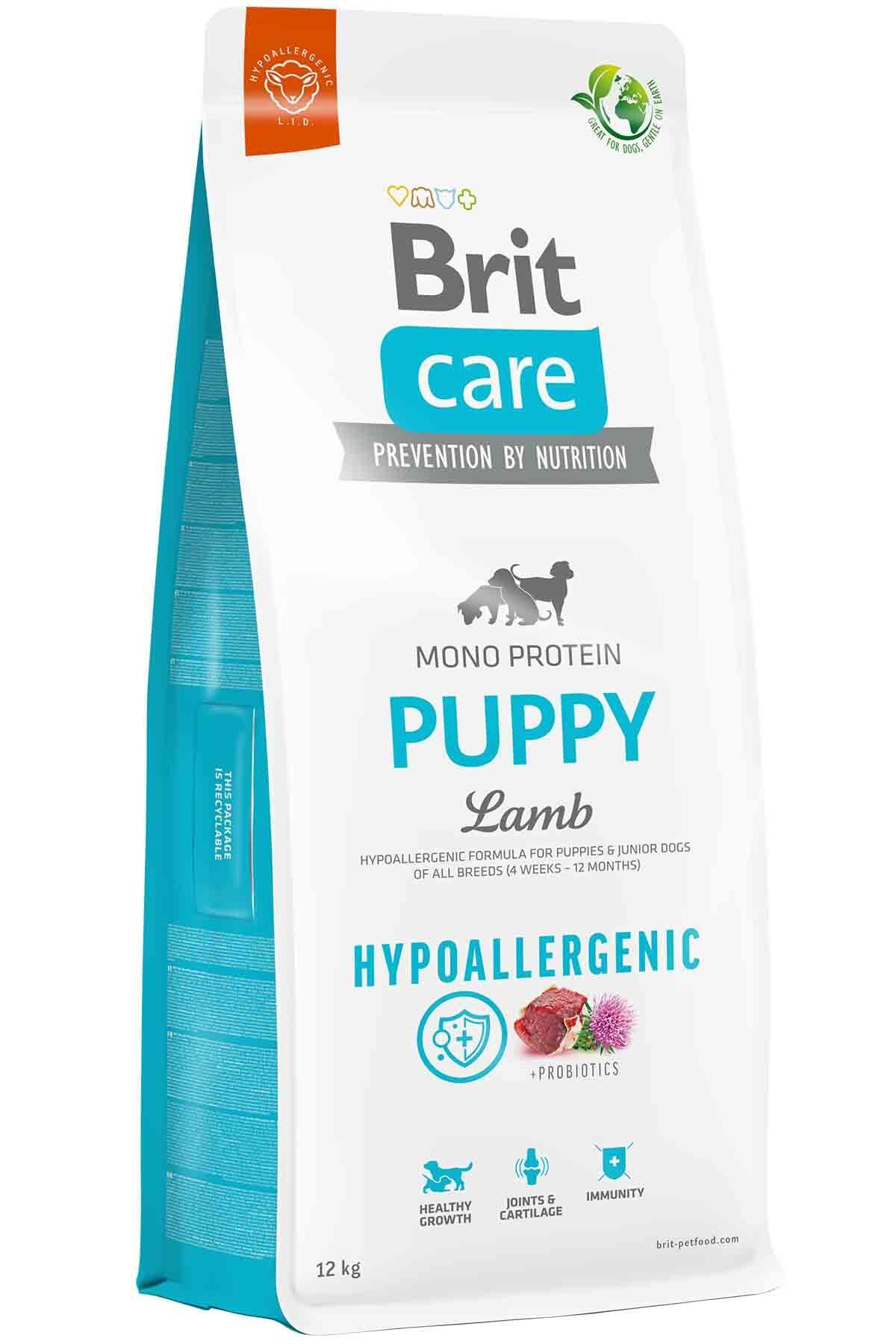 Brit care mono protein puppy lamb 12kg hypoallergenıc brit hipoalerjenik kuzu etli yavru köpek mama