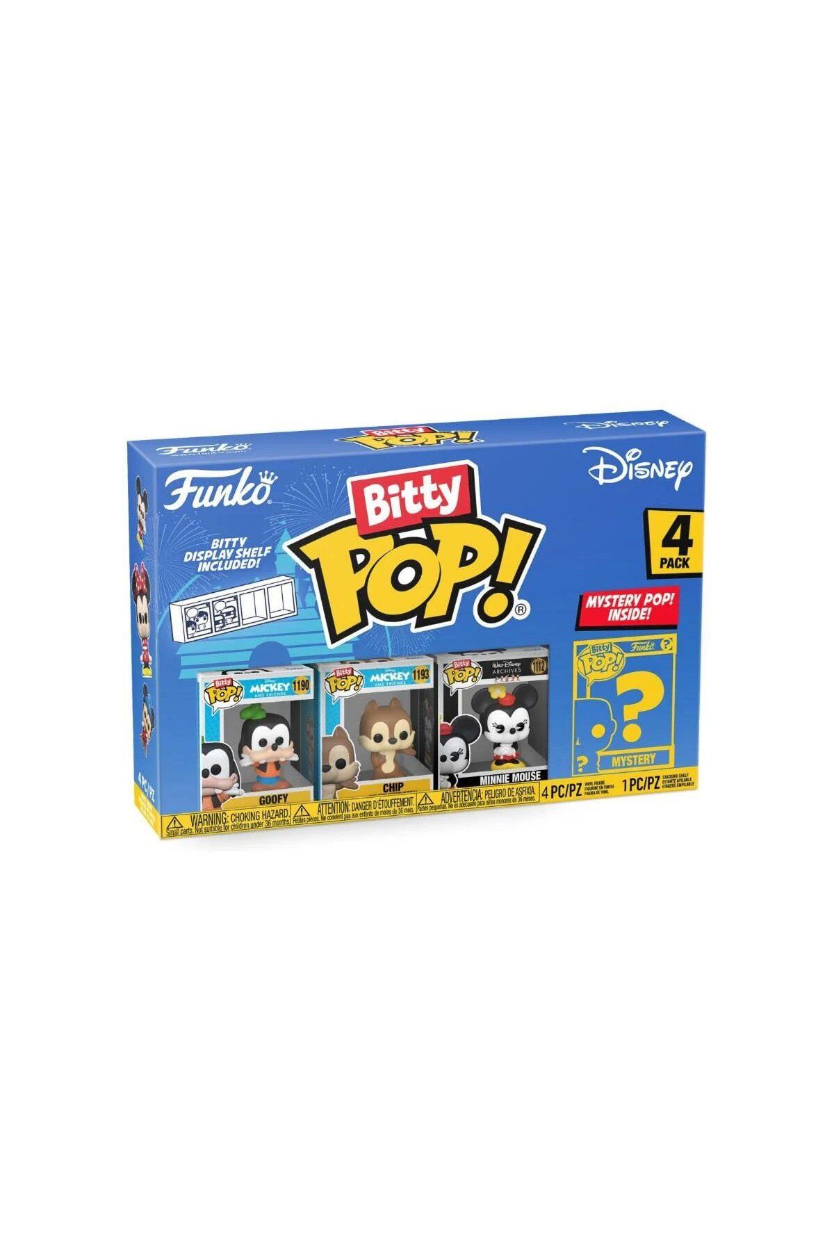 NillyToys 71322 Funko Bitty POP Disney Goofy 4'lü Paket