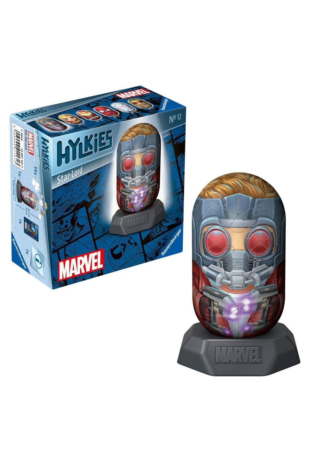 NillyToys 011613 Hylkies Marvel - Star-Lord 54 parça Puzzle - No:12 - Ravensburger