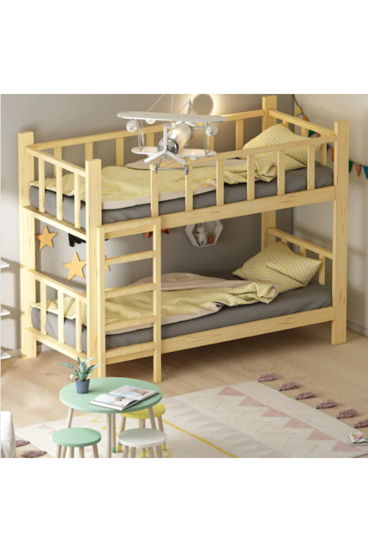 Montessori Ranza Home Woody Montessori Doğal Ahşap Ranza - Fiyatı, Yorumları