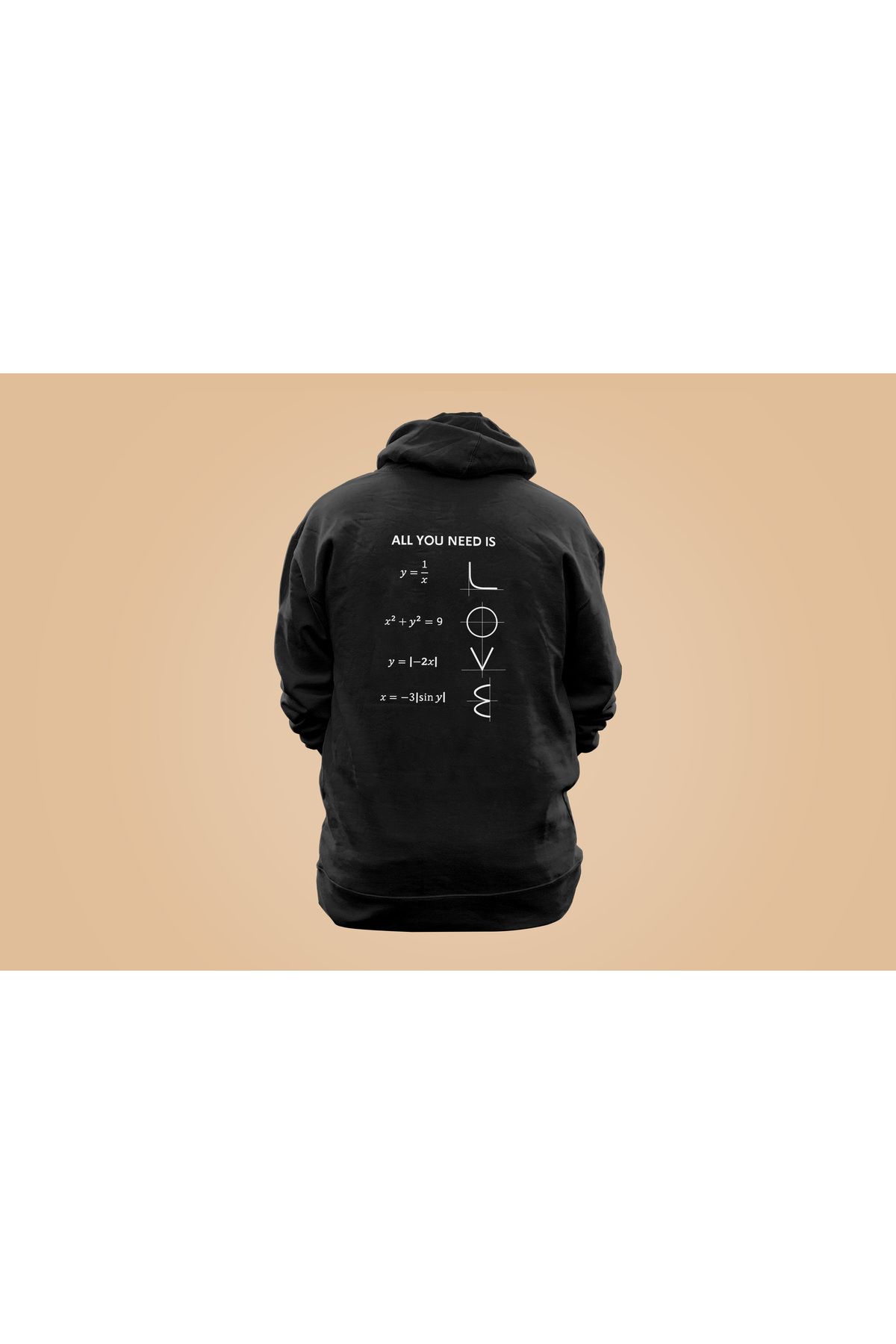 TASARIMATİK All You Need Is Love Hoodie           BASKI YÖNÜNE SEN KARAR VER !