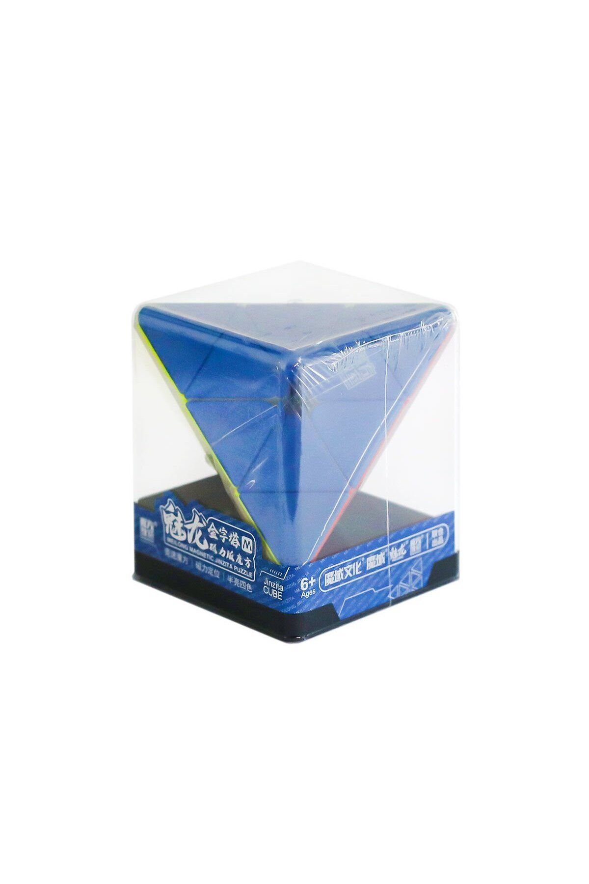 NillyToys MF8845 MOYU MEİLONG PYRAMİD MAGNETİC CUBE PLASTİC BOX