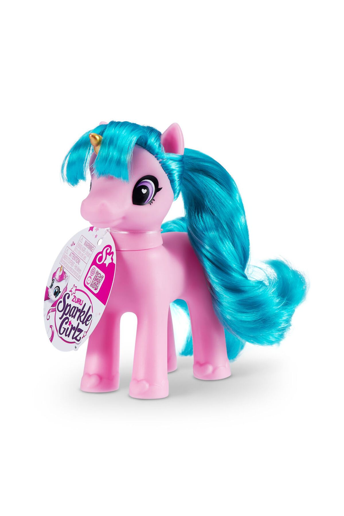 GIOCHI PREZIOSI Sparkle Girlz Bebek Unicorn 100369 Yeşil Saçlı Pembe Unicorn