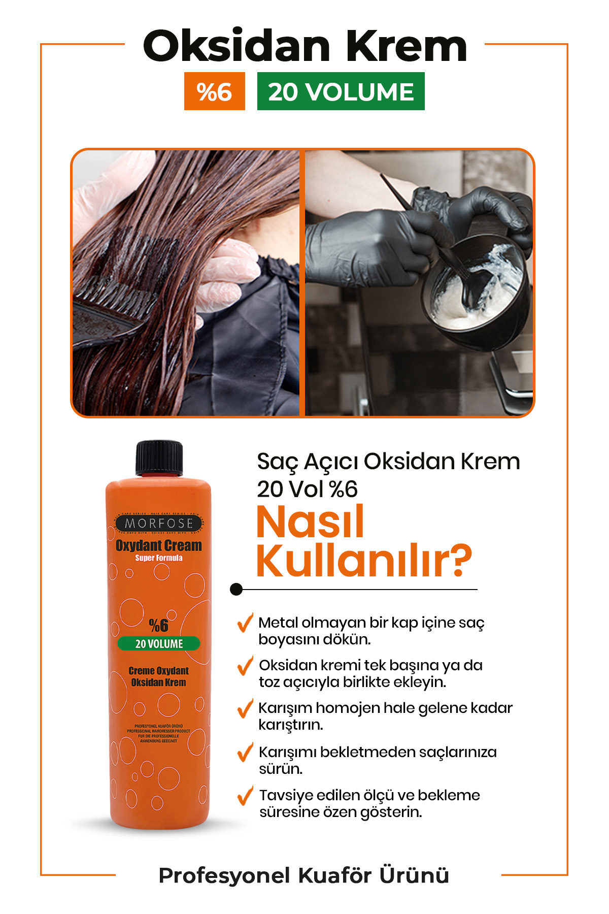 Oksidan Krem 20 Volume 1000 ml — MRF-83191 — تصویر 3 از 3