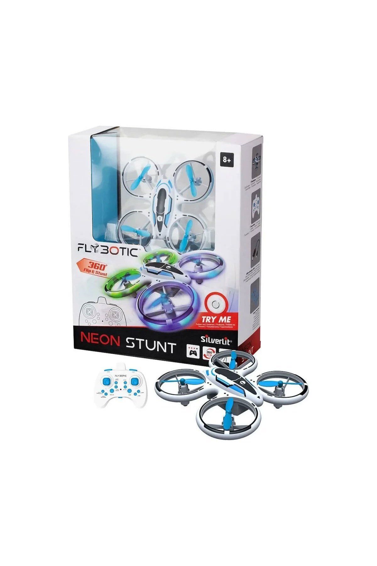 NillyToys SIL 84827 Neon Stundt Drone -Necotoys