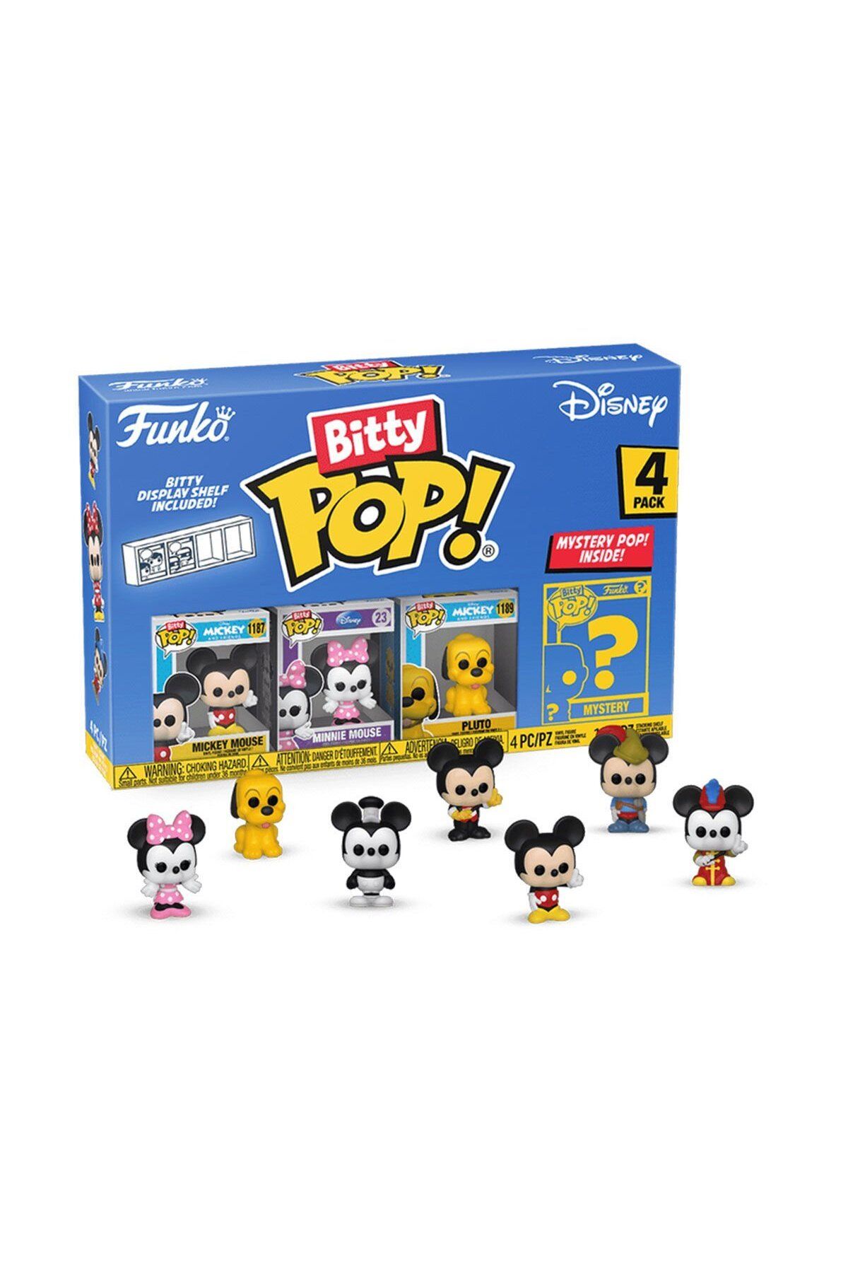 NillyToys 71319 Funko Bitty POP Disney Mickey 4'lü Paket