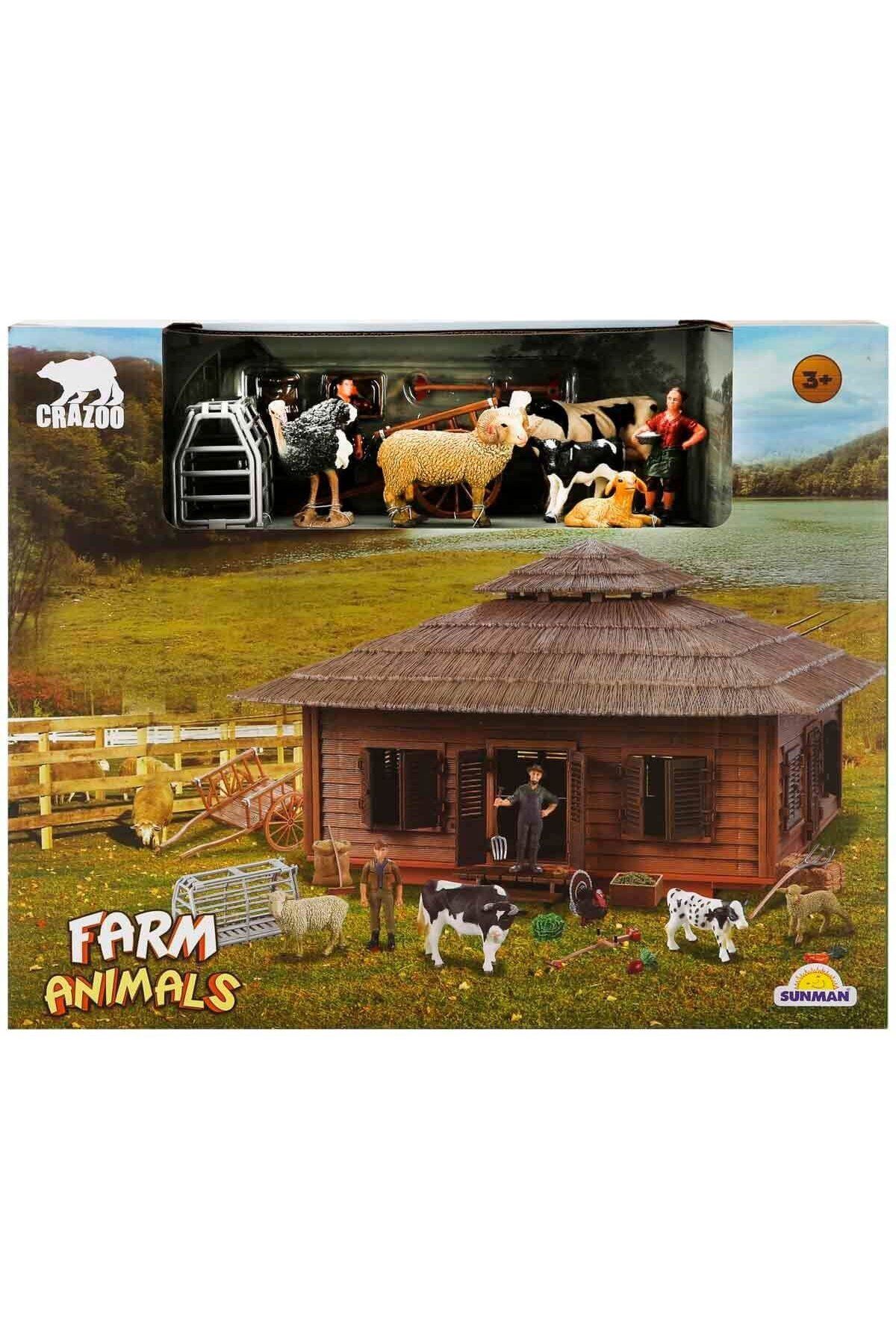 NillyToys 2694 Büyük Çiftlik Evi Oyun Seti -Sunman