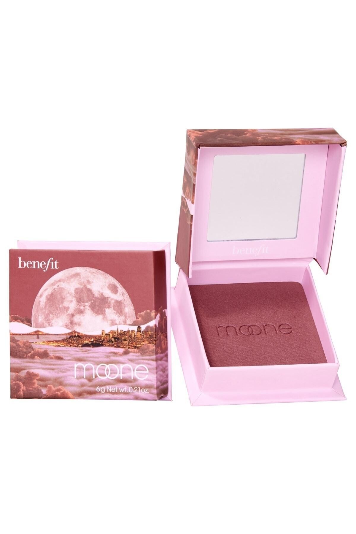 benefit cosmetics Hafif, ferahlatıcı tropikal Moone Tatlı Böğürtlen Tonlarında Allık-B.Q.WHİTE