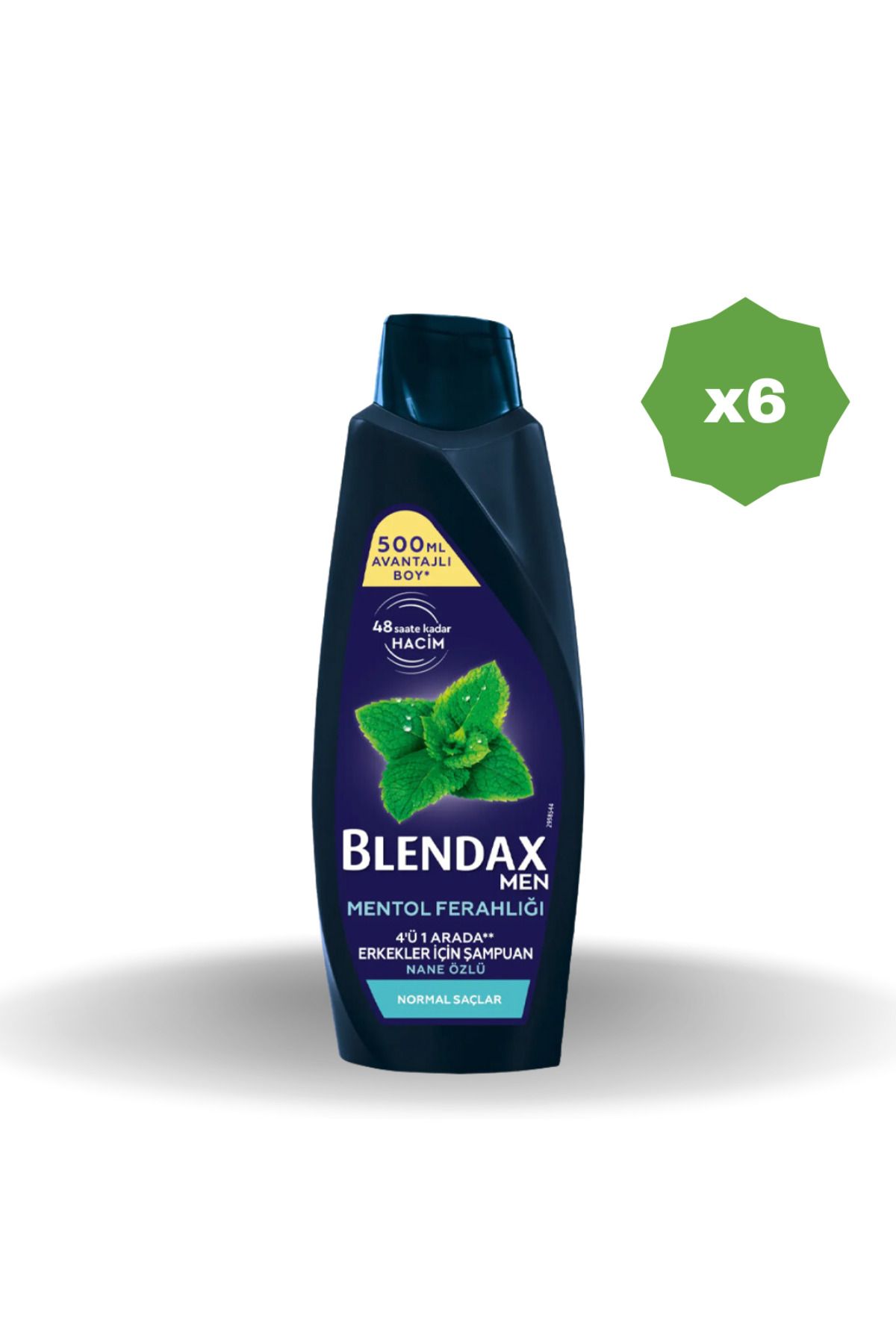 Blendax MENTOLLU ERKEK ŞAMPUAN 500 ML - (6 ADET)