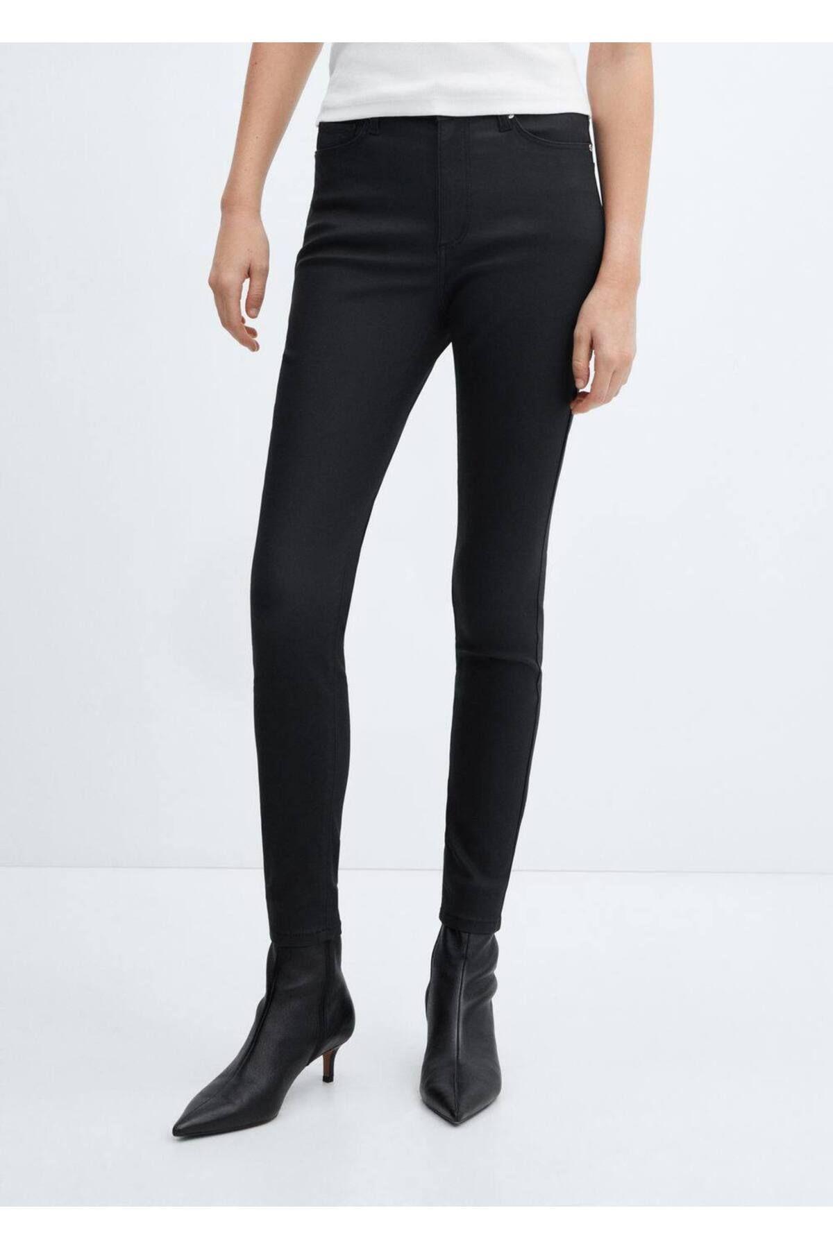 Mumlu yüksek belli skinny jean