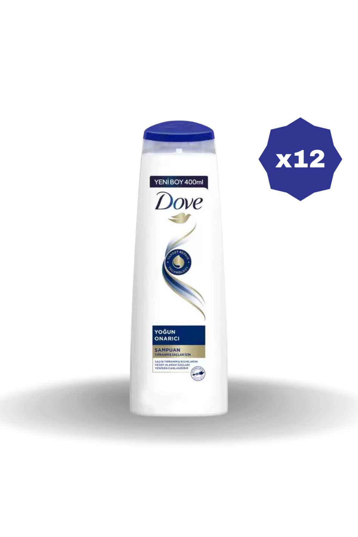 Dove YOĞUN ONARICI ŞAMPUAN 400 ML - (12 ADET)