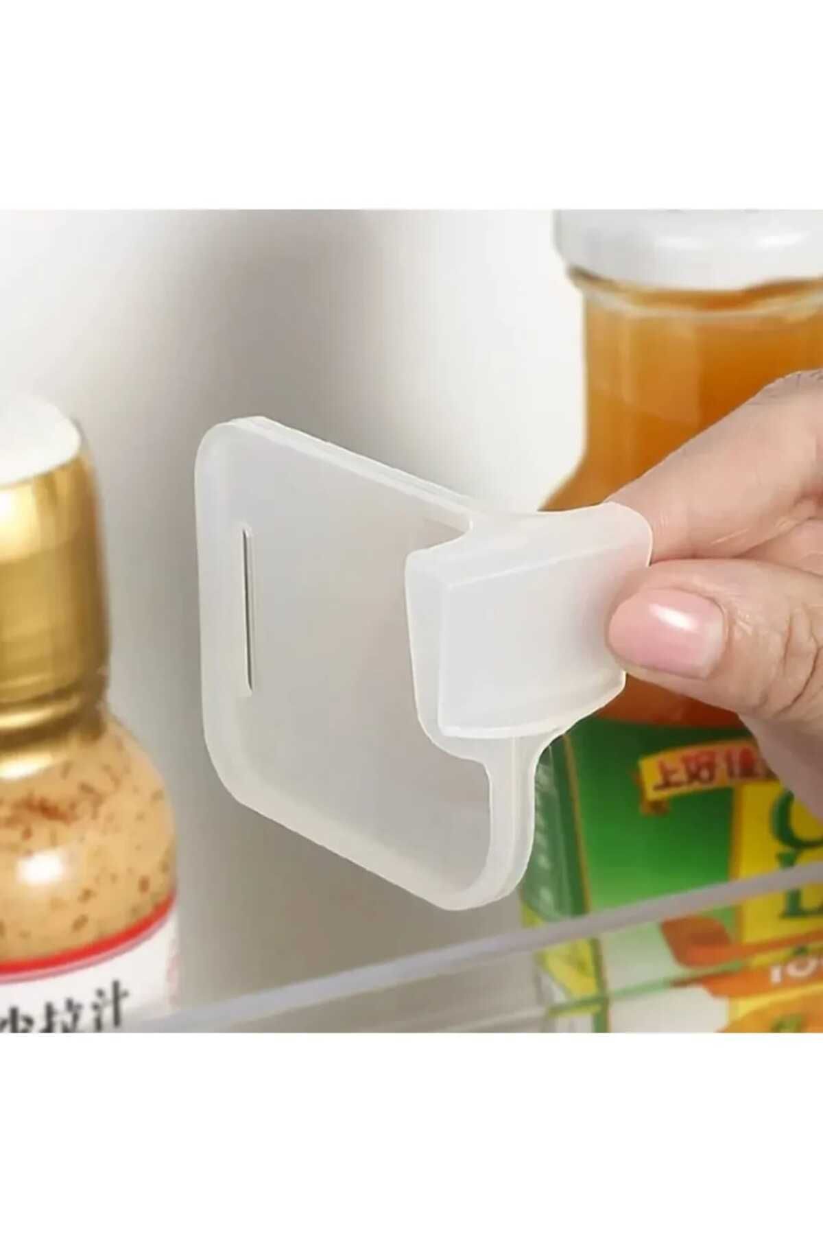 evinizin vitrini-10 Pieces Egg Cup Refrigerator Shelf Holder - Bottle Case Cup Organizer 2