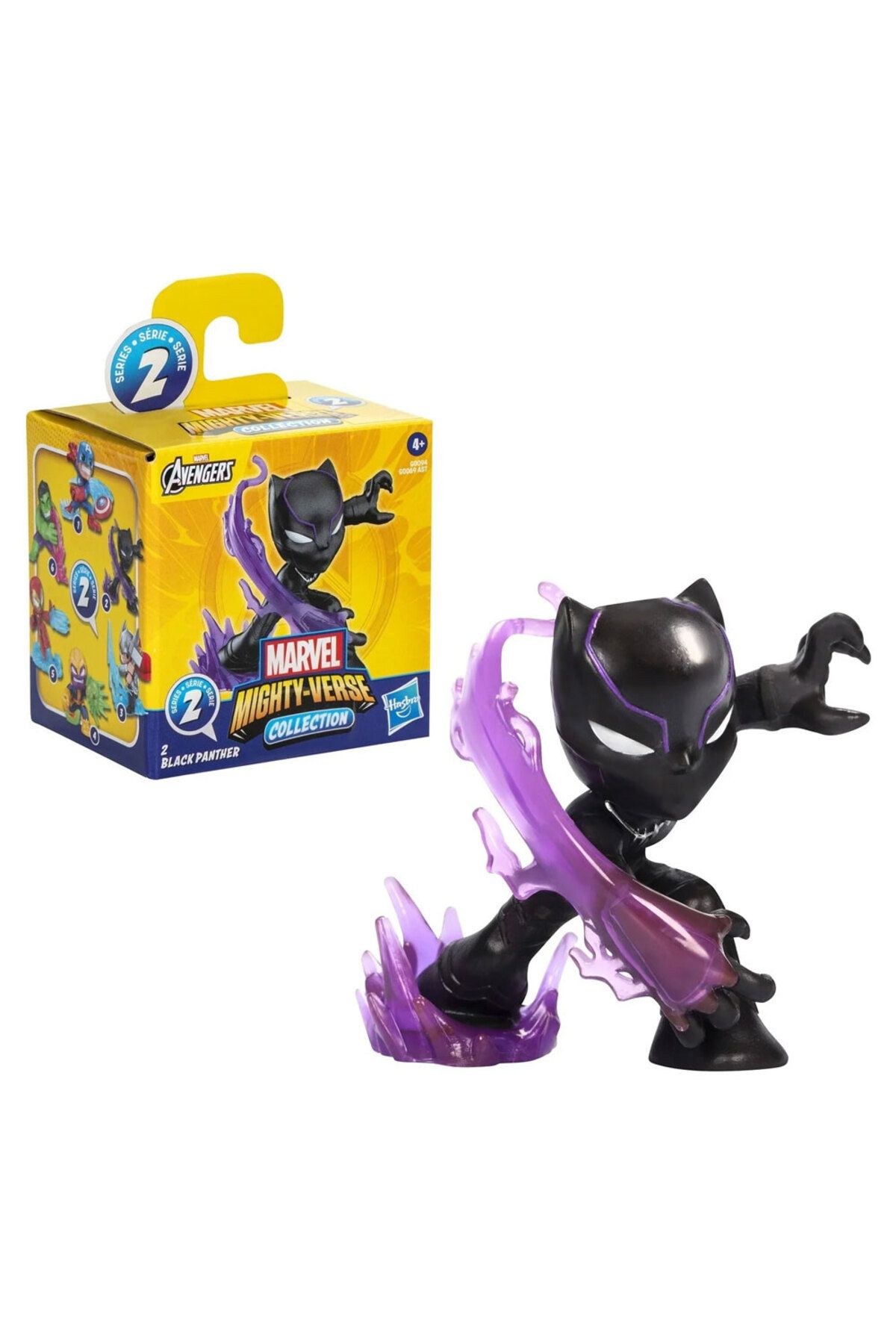 AVENGERS Mighty Verse Aksiyon Figürleri Black Panther G0069-G0094