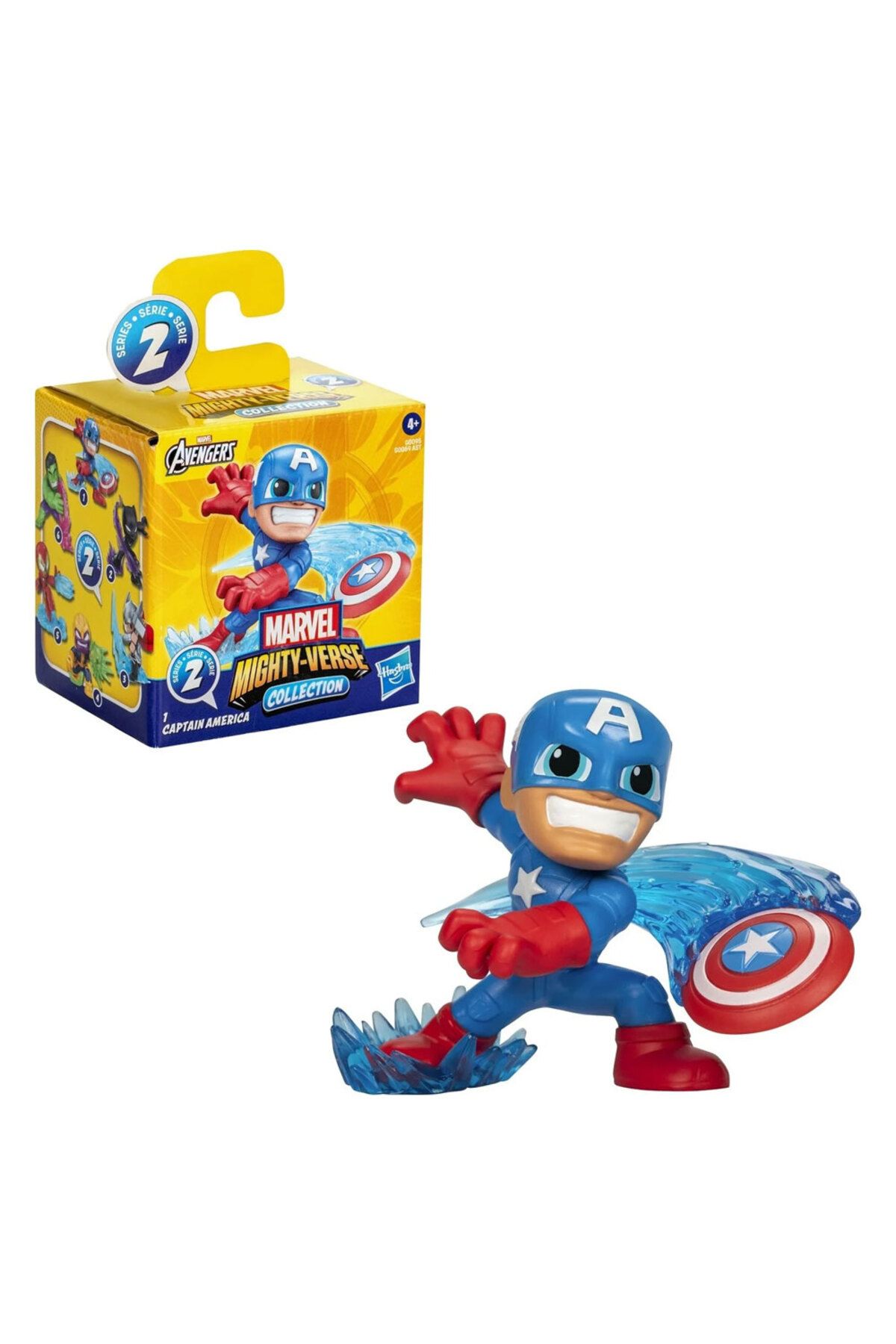 AVENGERS Mighty Verse Aksiyon Figürleri Captain America G0069-G0095