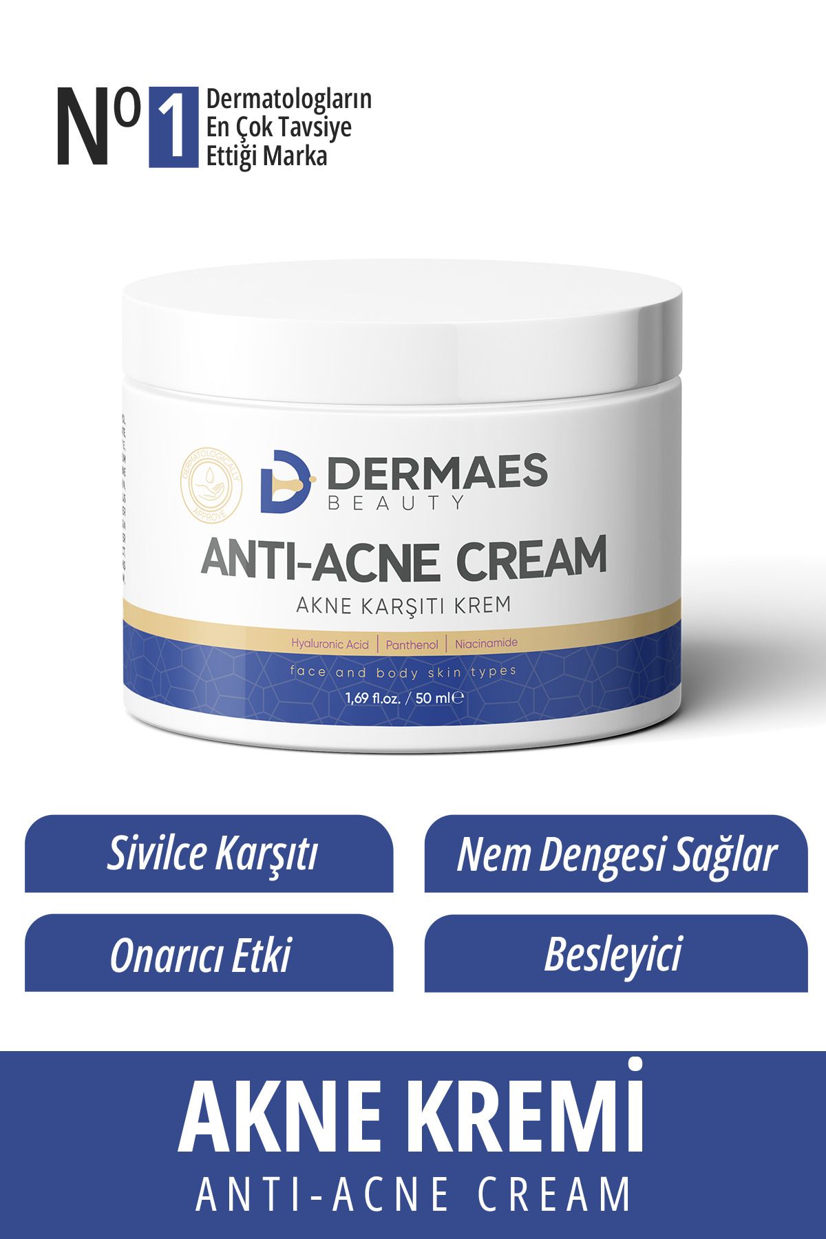 DERMAES beauty Önleyici Ve Karsit Siyah Nokta Giderici Krem