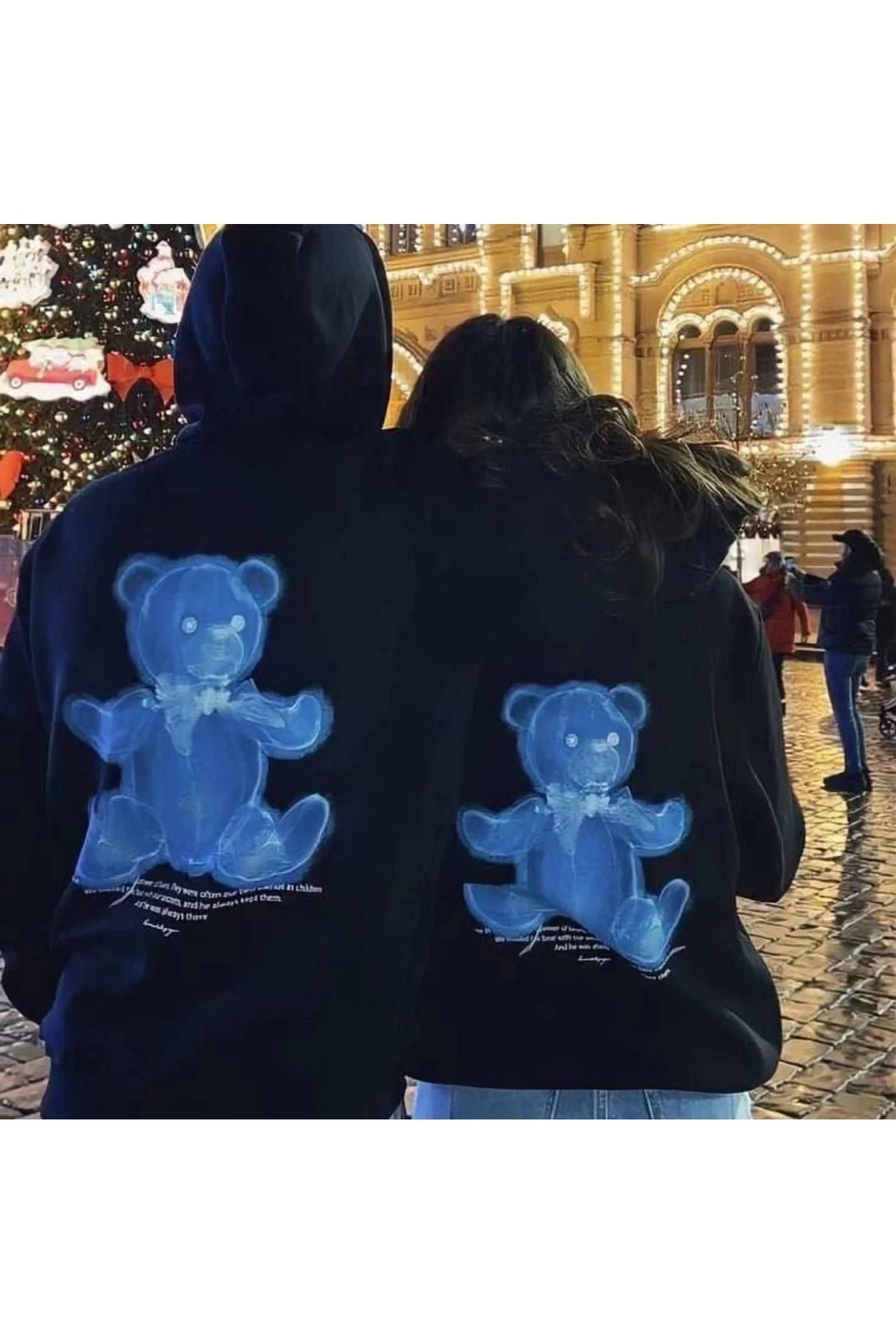 Violon Bear Jelibon Sevgililer Günü Özel Oversize Sweatshirt