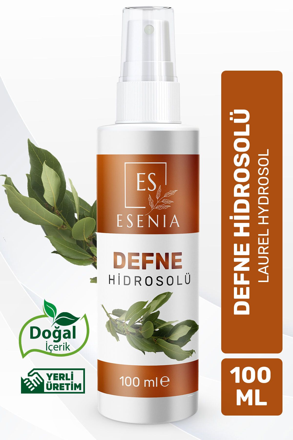 ESENIA Defne Hidrosol Suyu Kepeğe Karşı Etkili Saç Derisi Bakımı Saçlar İçin Özel Bakım 100 ml