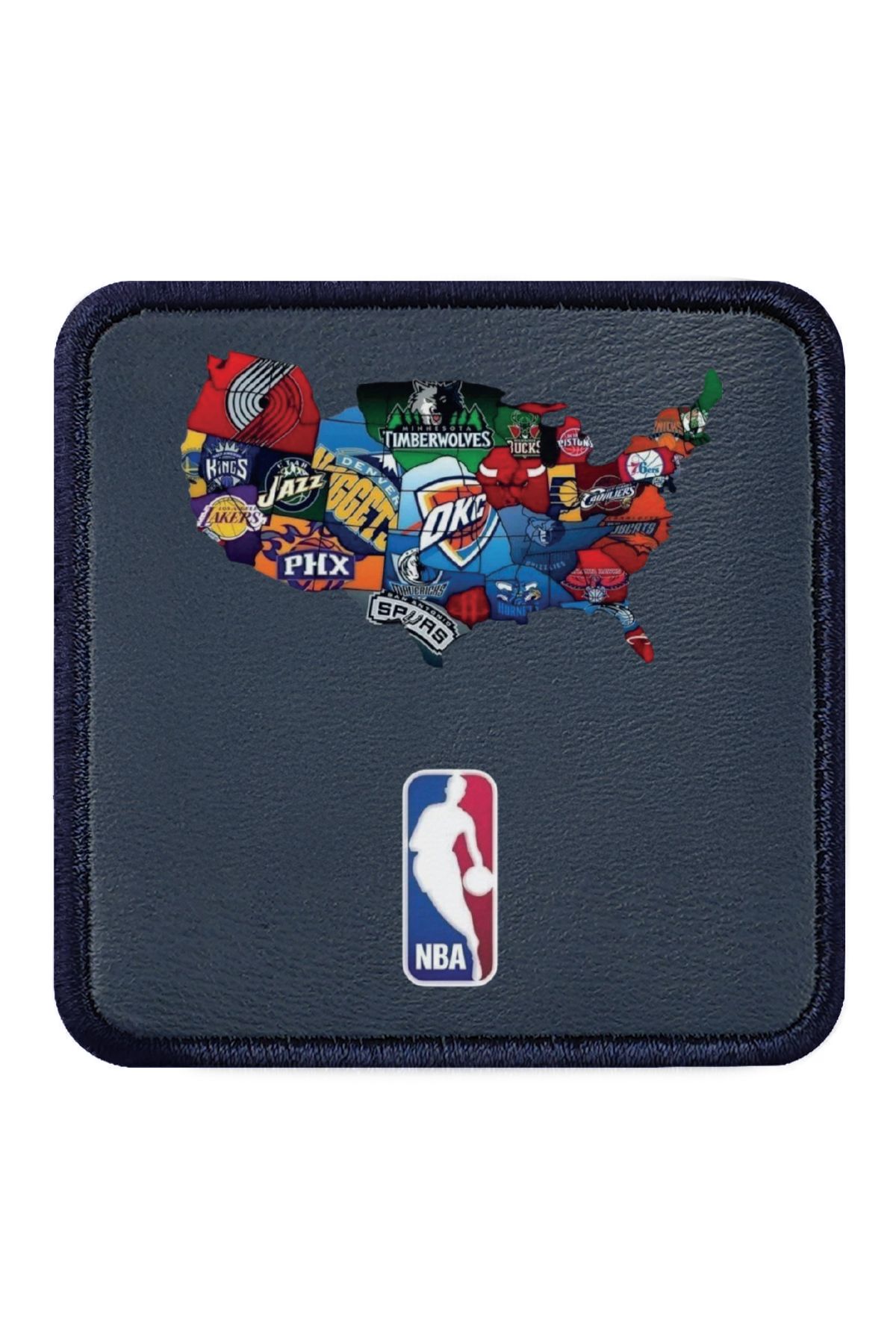 CraftID NBA Tasarımlı Değiştirilebilir Lacivert Patch