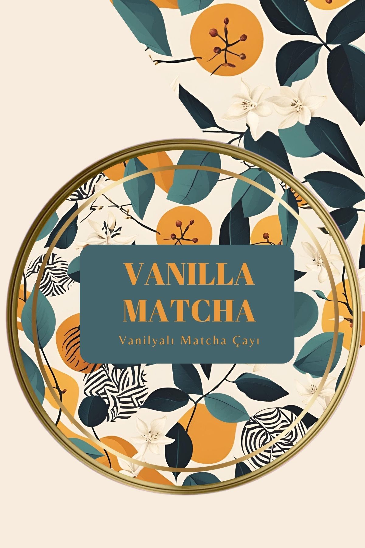 deryamın dünyası Vanilla Matcha - Vanilya Aromalı Matcha, 25 gr