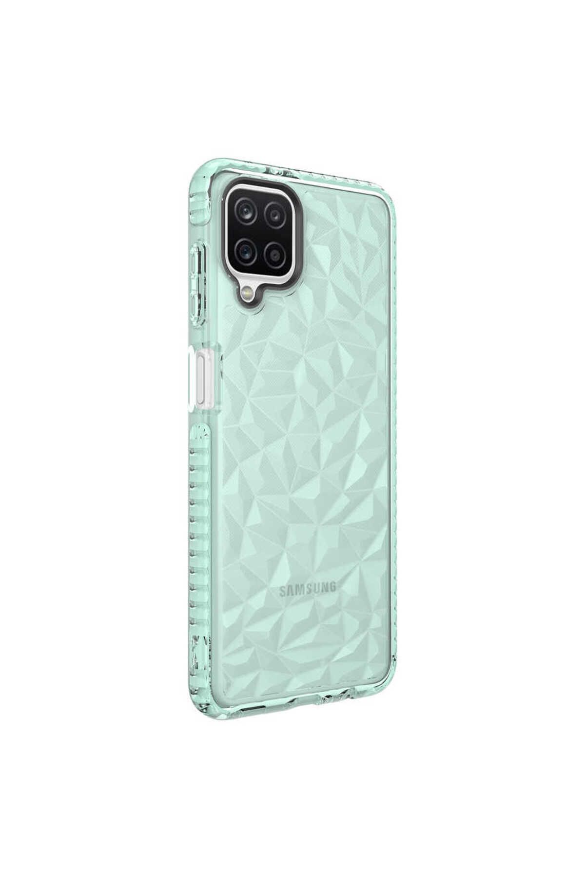 gaappy Iceberg Serisi Samsung Galaxy A12 Yeşil Kapak