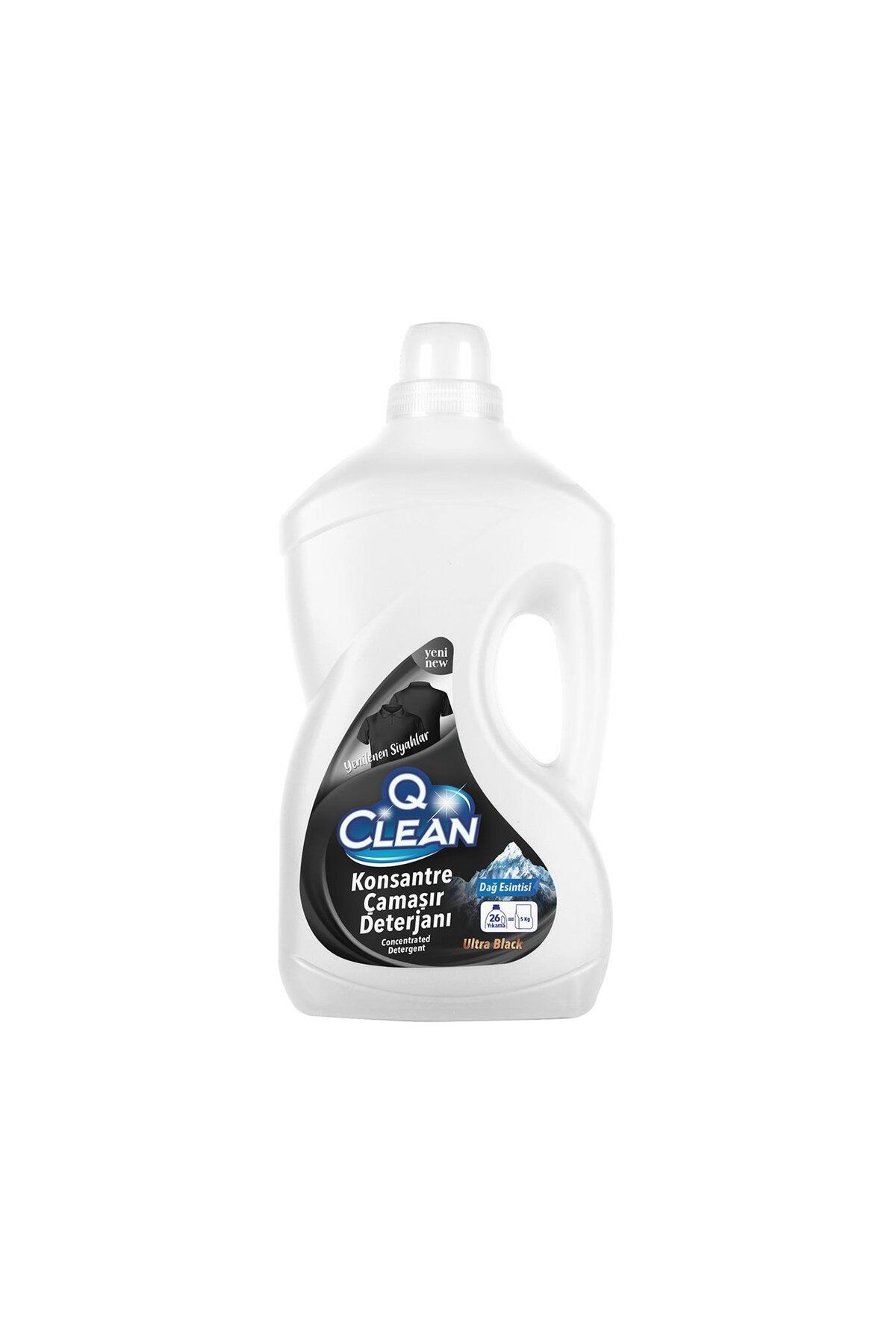 Q-Clean Konsantre Çamaşır Deterjanı - Siyahlar 2145 ml