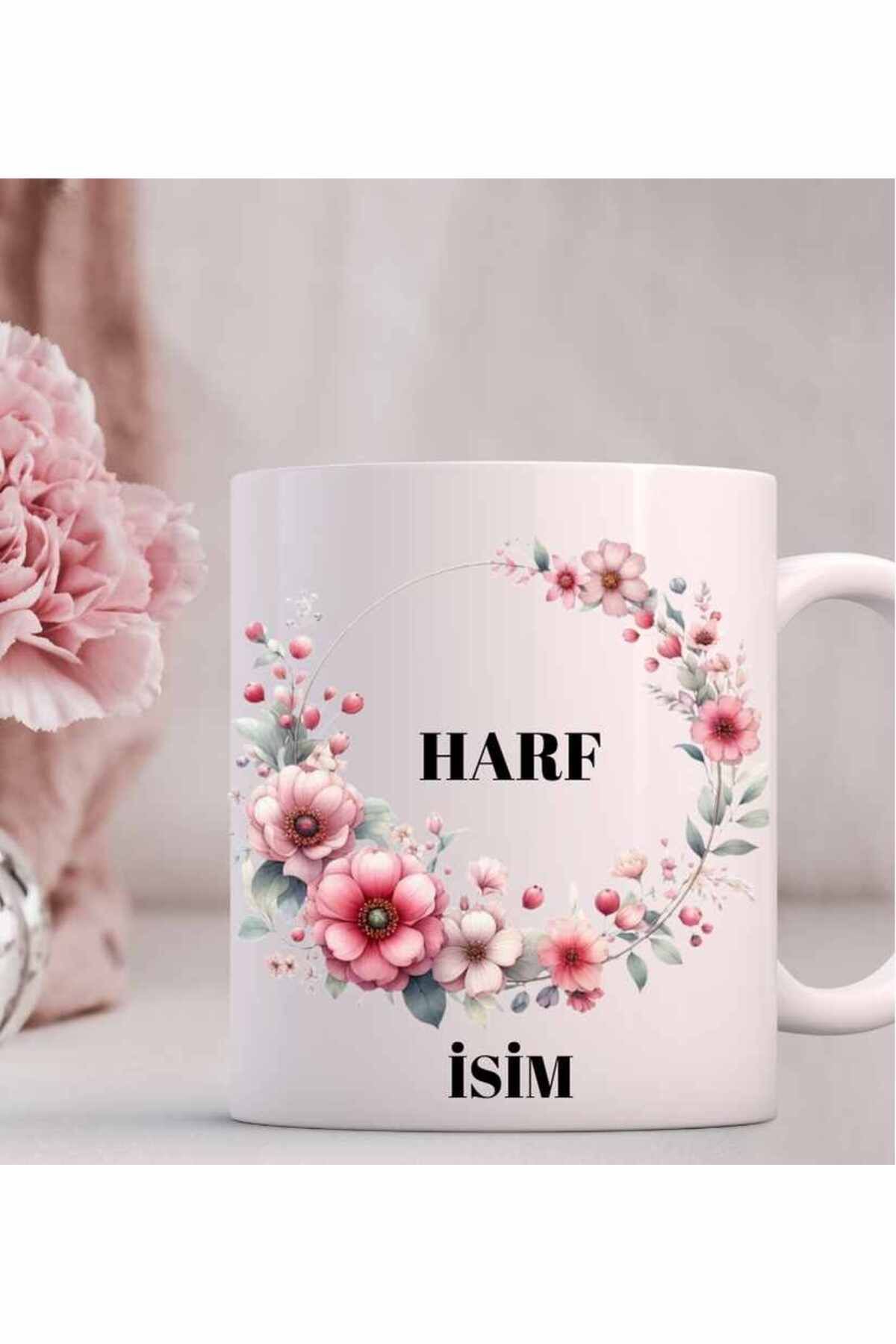 SOFT KİŞİYE ÖZEL İSİMLİ HARFLİ HEDİYELİK KUPA