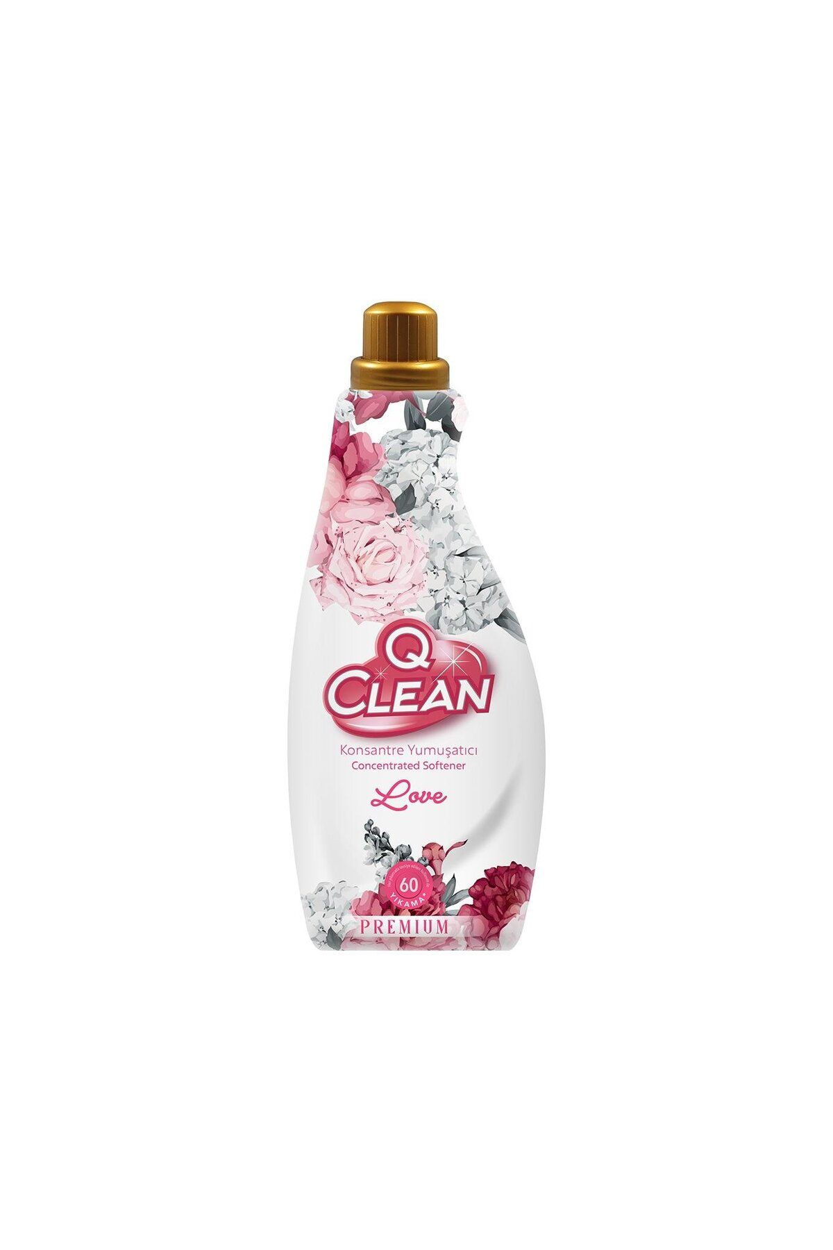 Q-Clean Konsantre Yumuşatıcı Love 1440 ml