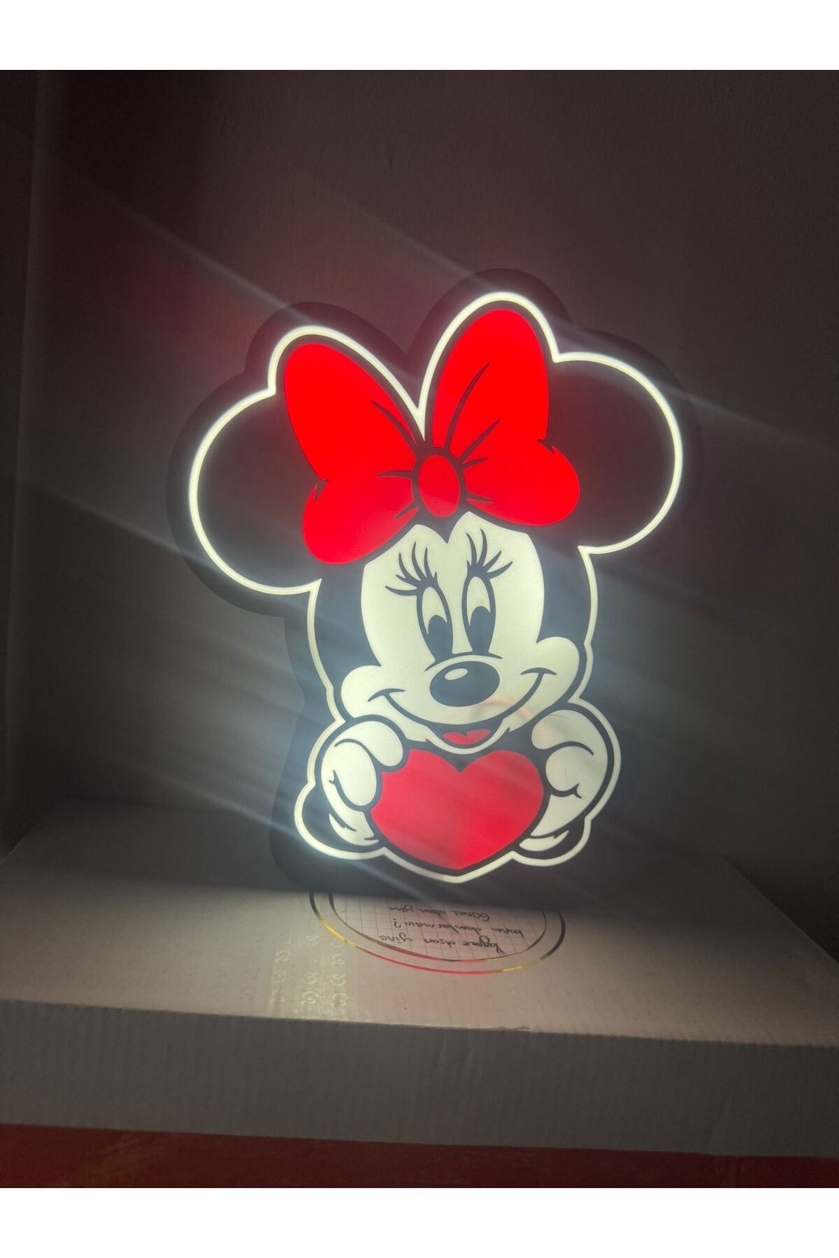 3D Minnie ışıklı figür