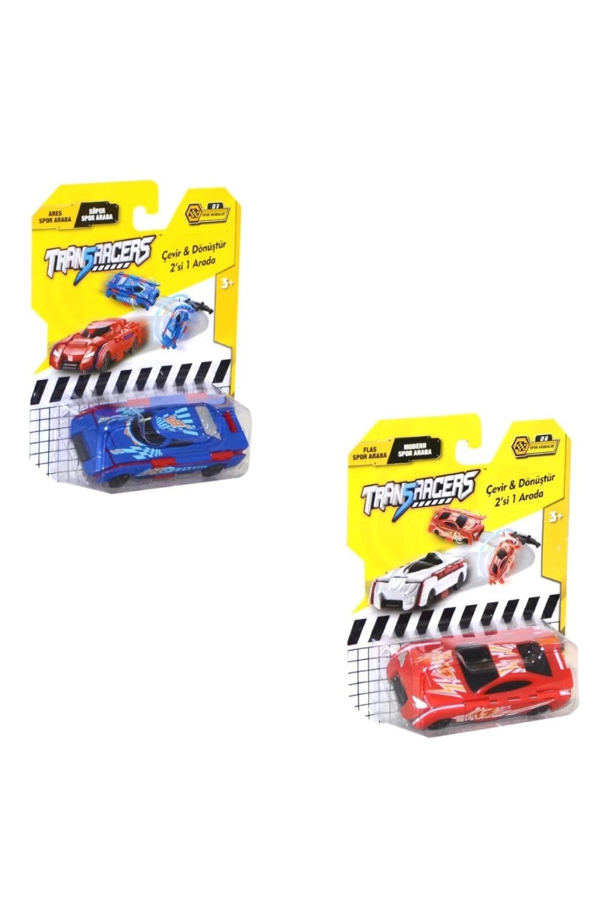 Basic Fun Çocuk 463875-B1 Mega, Transracers Spor Araçlar, +3 yaş