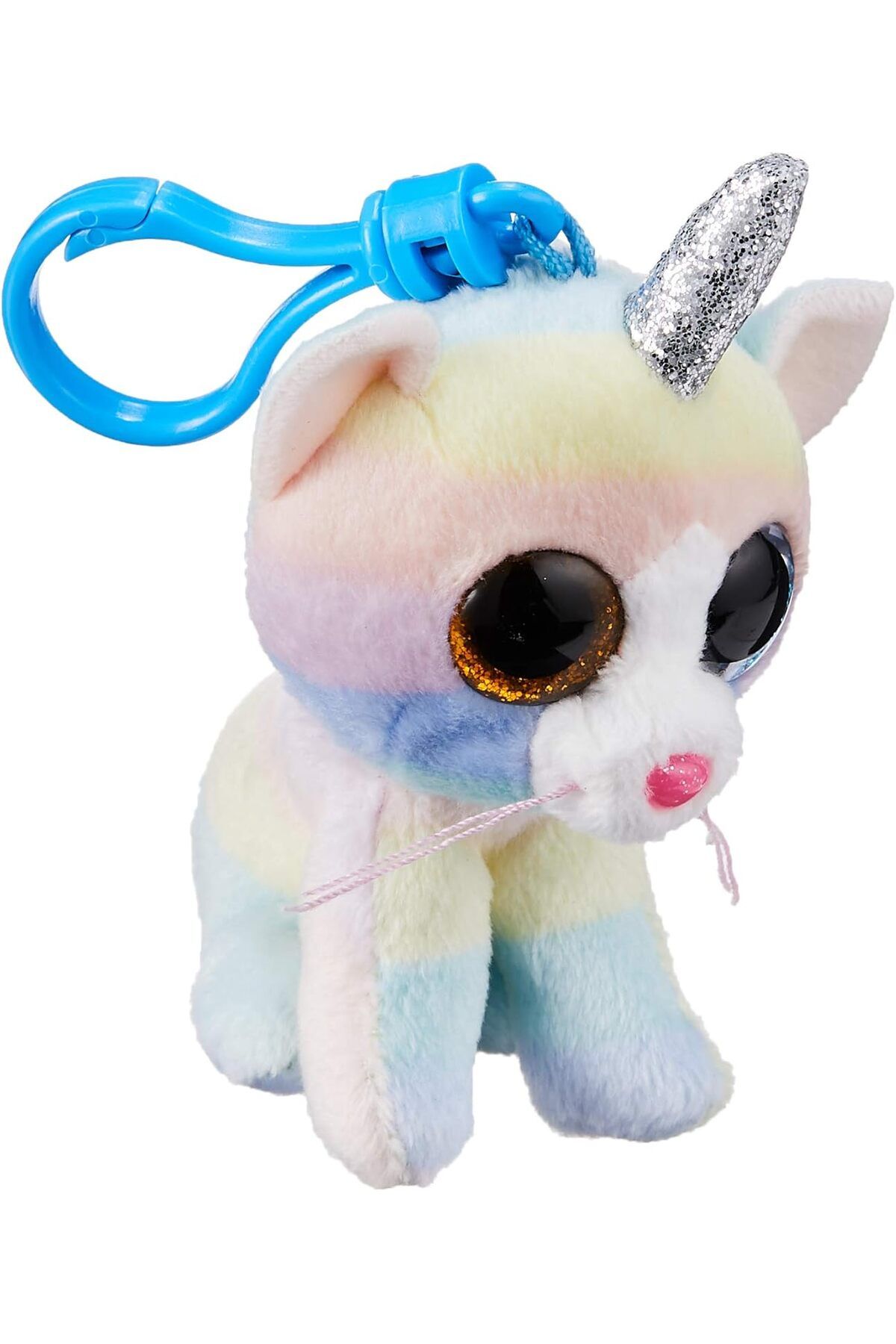 NcK Heather Cat With Horn Clip