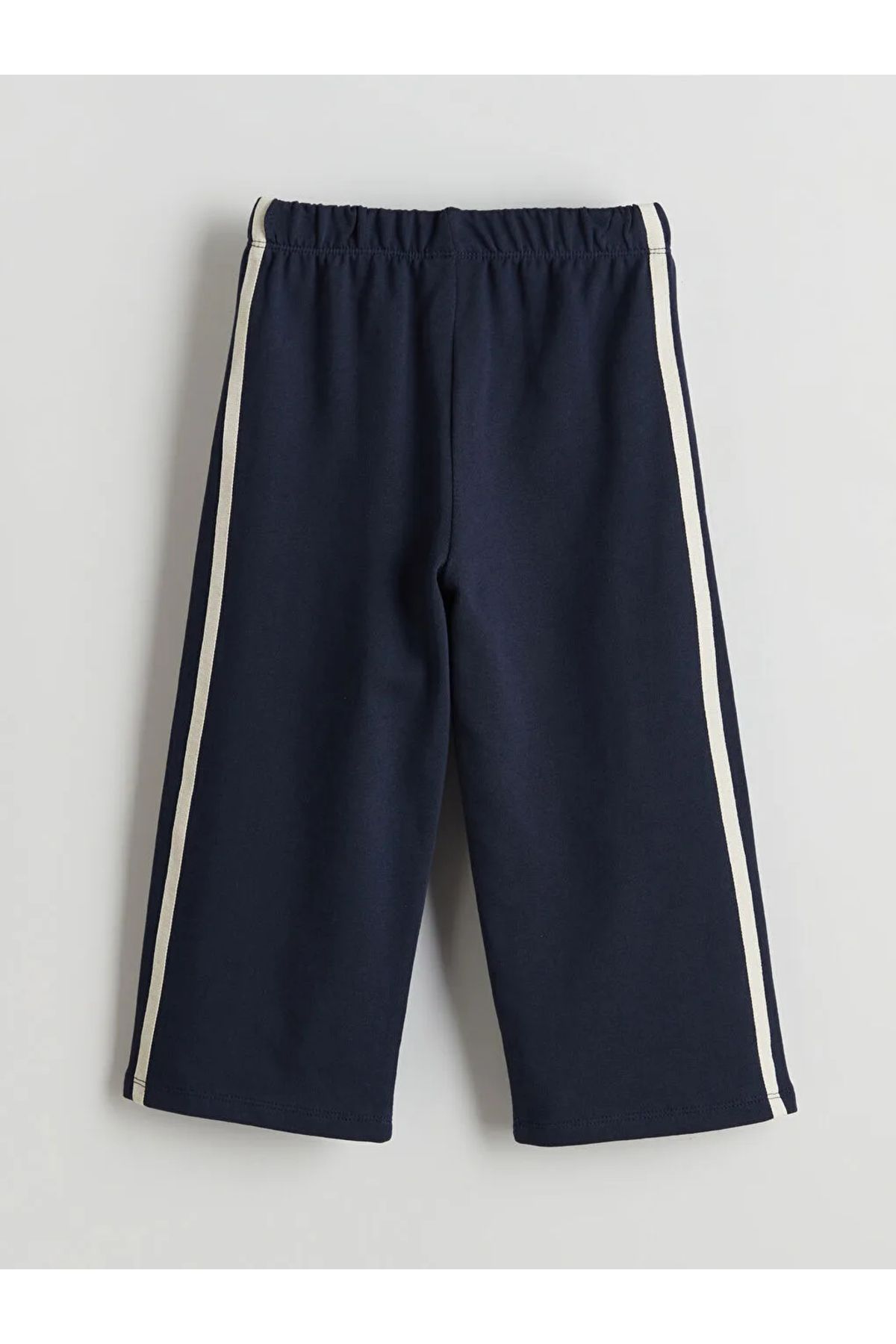 LC Waikiki-Lcw Kids Girl's Navy Blue Sweatpants - Elastic Waist t t 2