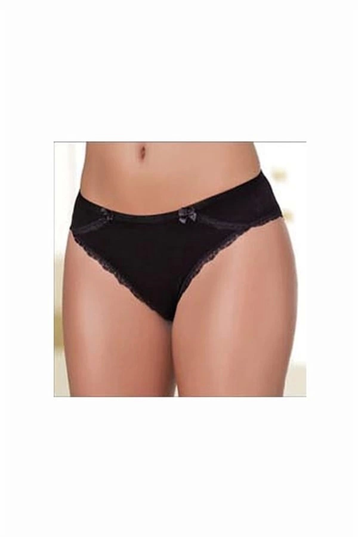 YenisiniAl Şahinler Kadın Tırnak Dantelli Bikini Külot B139