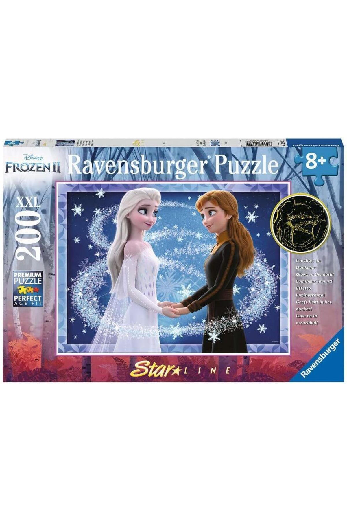 NcK 129522 200p Puzzle WD Frozen 2, Çok Renkli