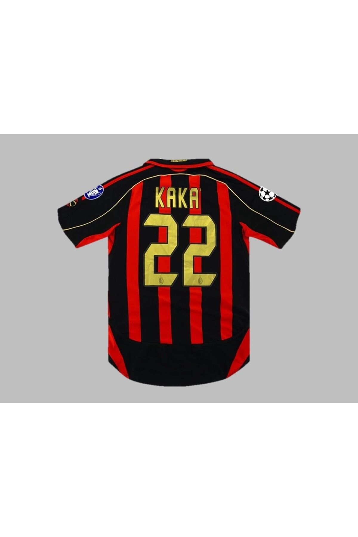 ZİLONG MİLAN KAKA RETRO KIRMIZI SİYAH FUTBOL FORMASI