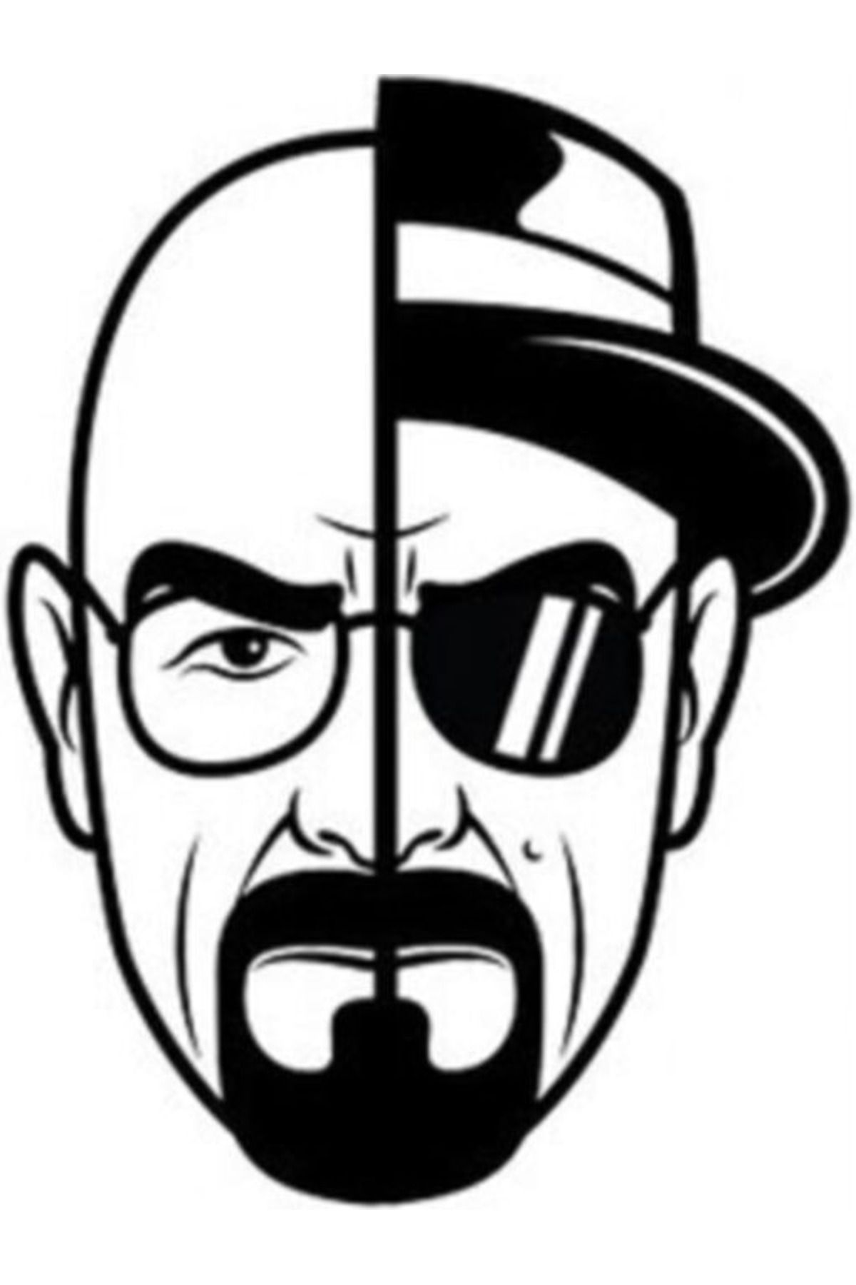 Kumraldede Walter White Sticker 74 x 100 cm