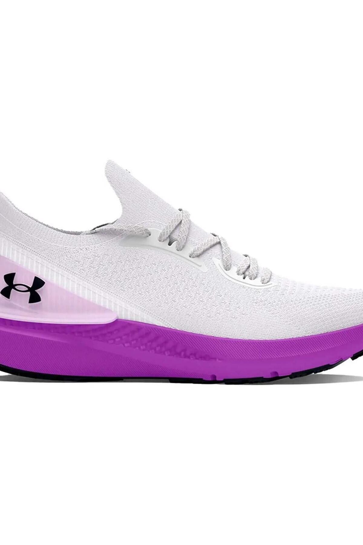 Under Armour 3027777-103 Kadın Spor Ayakkabı Mor-Beyaz 36,5-41