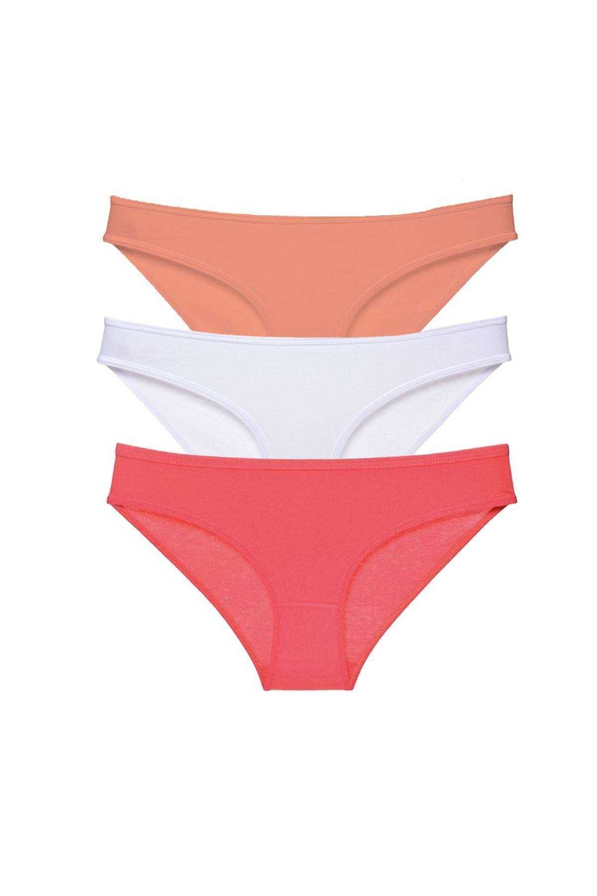 POLEXP 3 adet Süper Eko Set Likralı Kadın Slip Külot 545