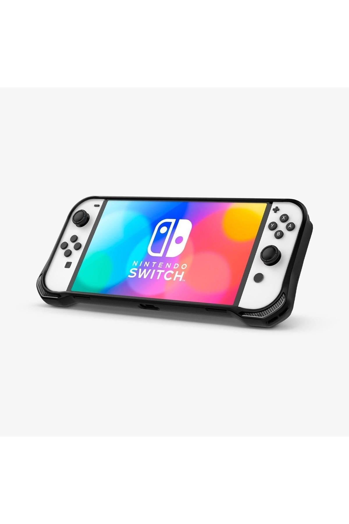 Spigen-Nintendo Switch Oled Case Rugged Armor Matte Black - Acs04020 5