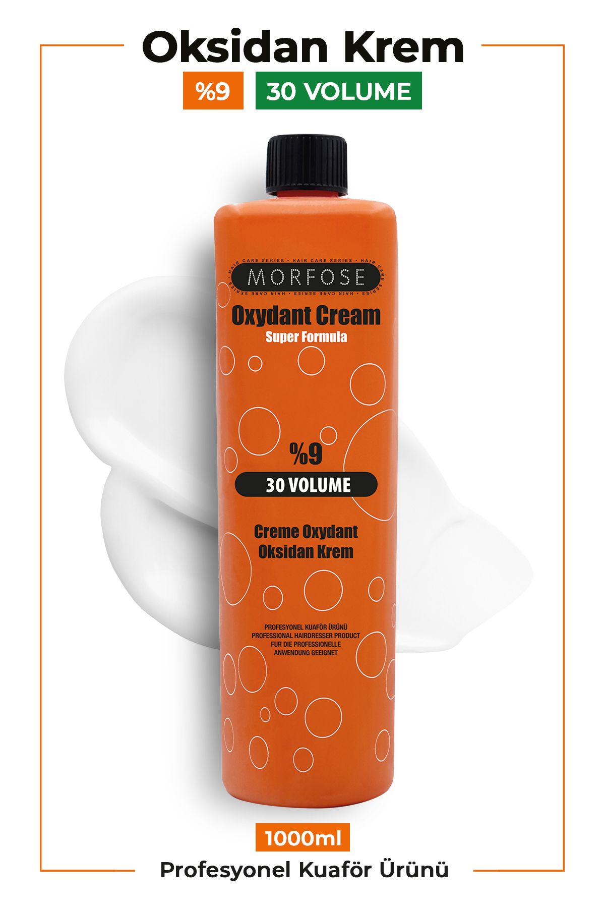 Oksidan Krem 30 Volume 1000 Ml