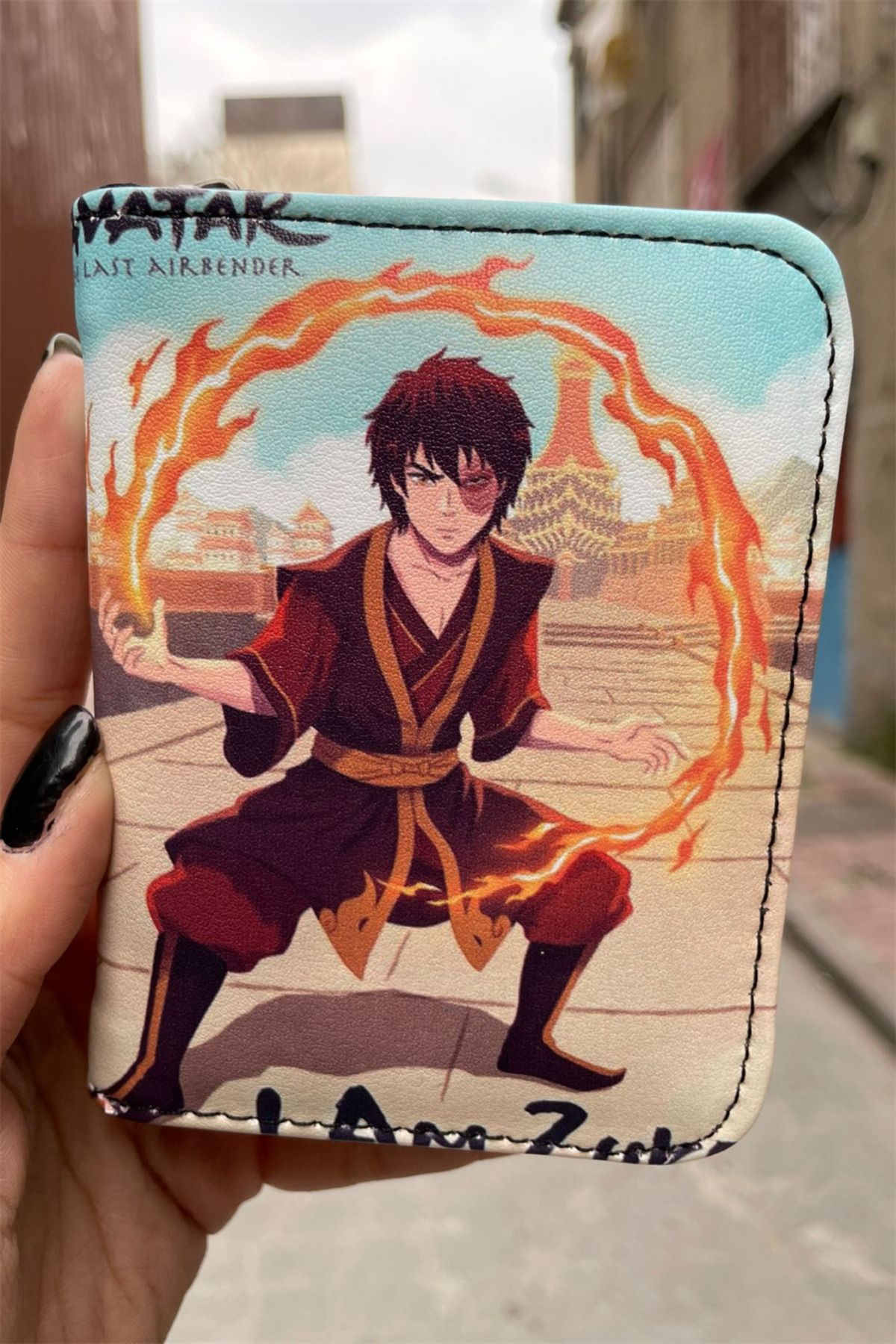 Karakedi Anime Avatar: The Last Airbender Zuko Kısa Cüzdan