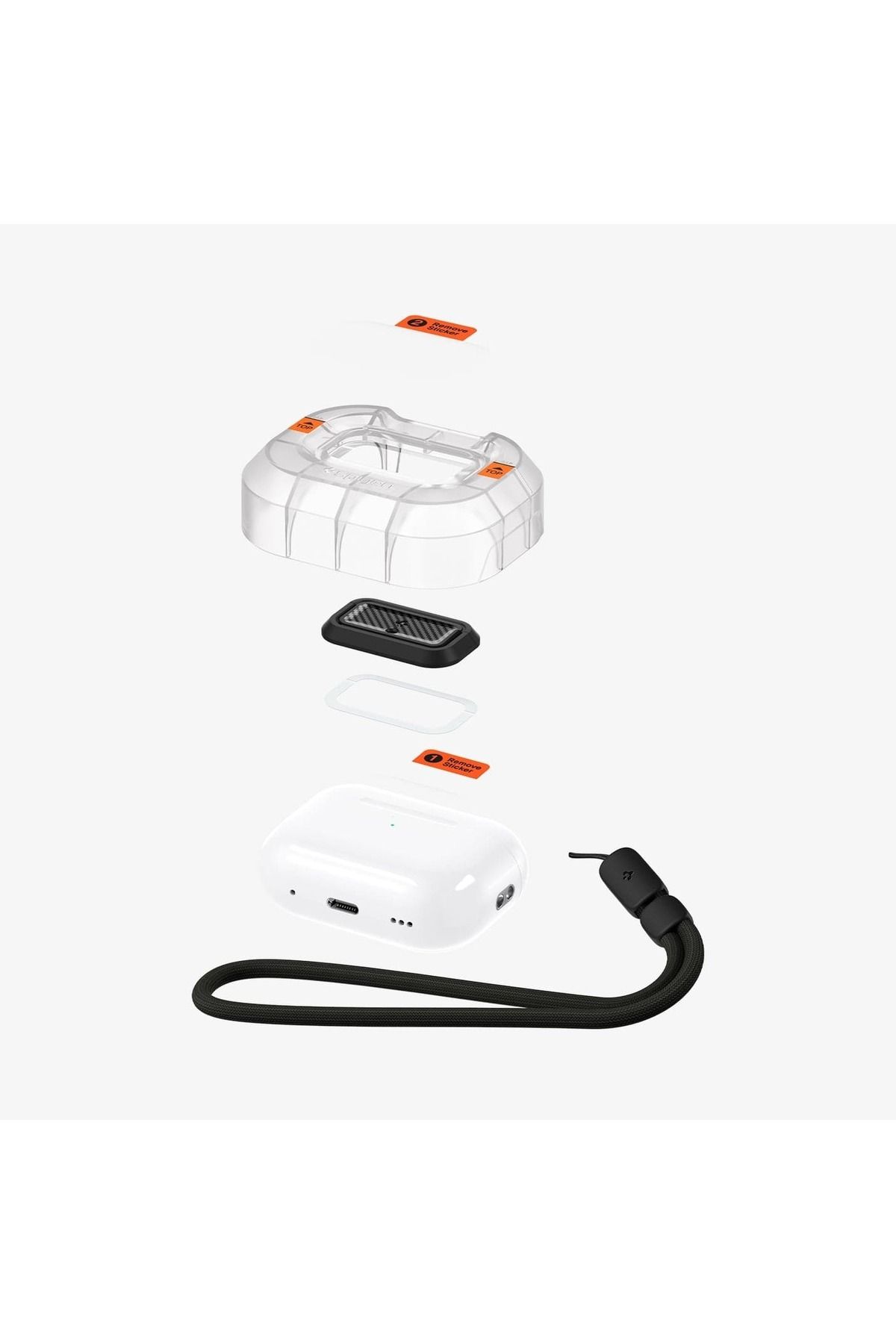 Spigen-AirPods Pro 1/2 Generation - Case & Lock Fit m 8