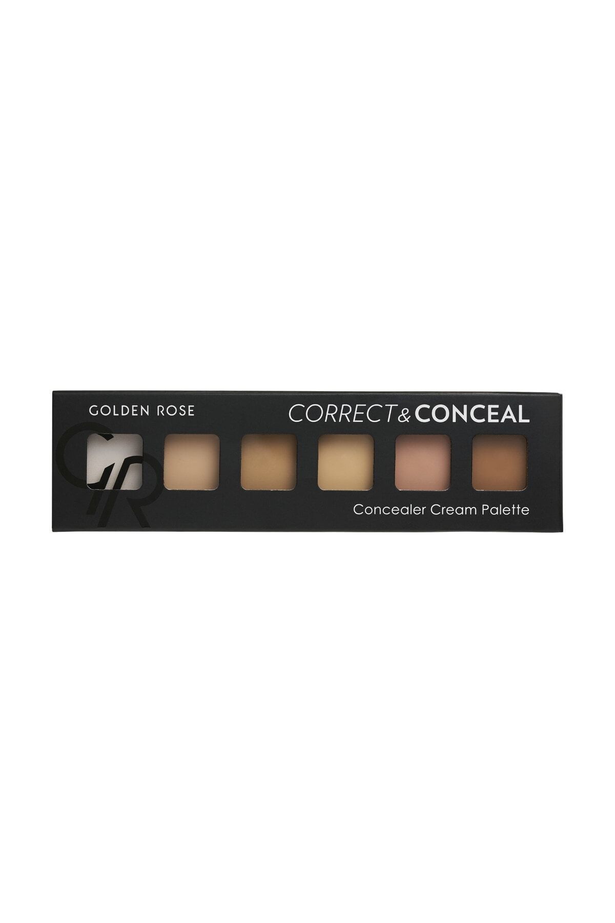 Golden Rose-Correct Conceal Concealer Cream Palette 01 Light to Medium Color Correcting Concealer Cream Palette 6X2G 3