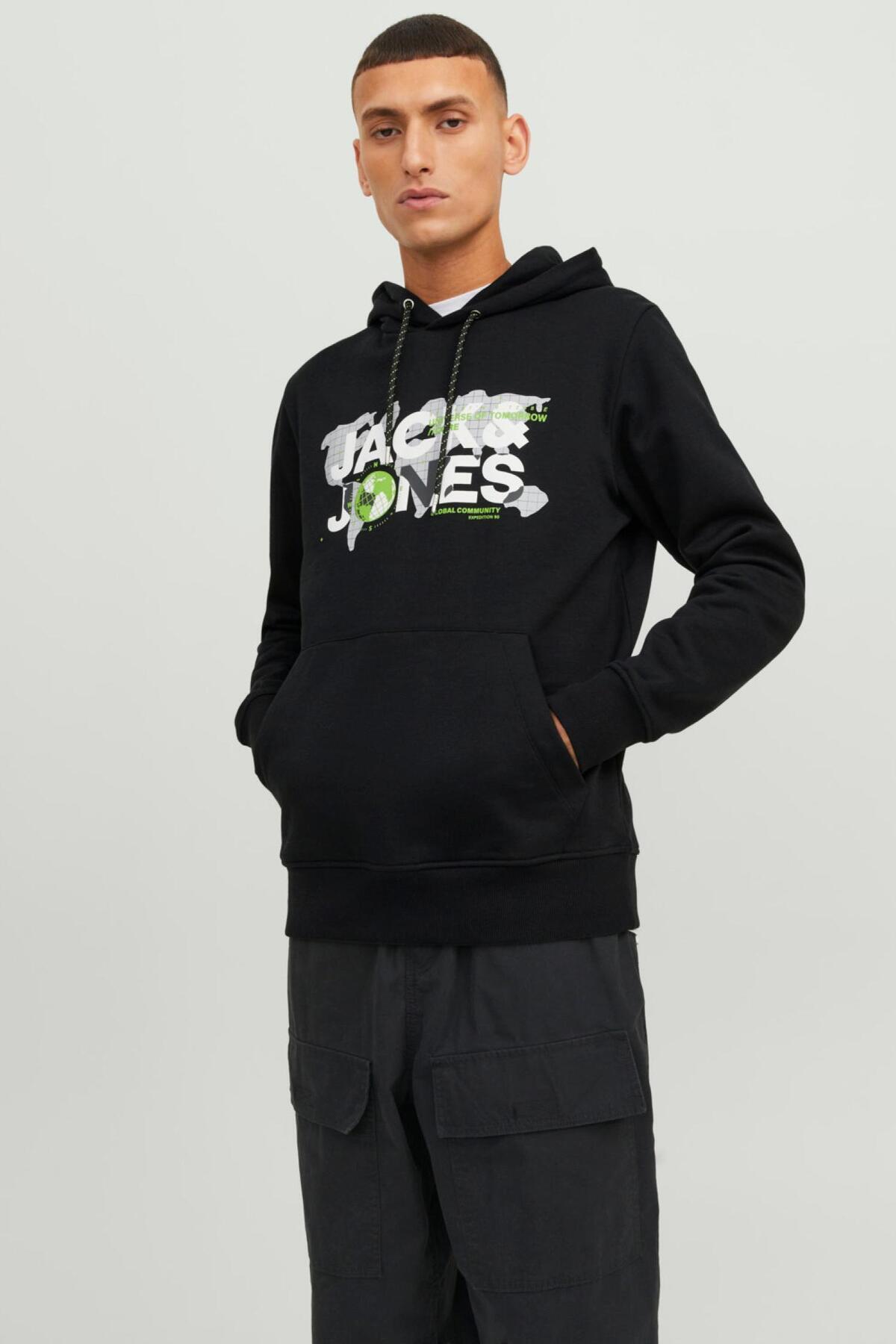 جک اند جونز 12240214-fw Jcodust Sweat Hood Sn پیراهن عرق گیر مردانه