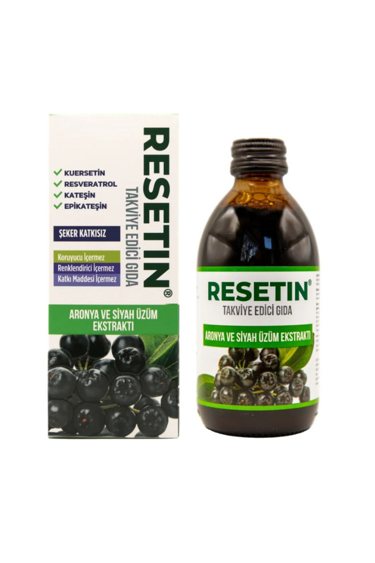 Resetin Aronya Ve Siyah Üzüm Ekstraktı 250 ml