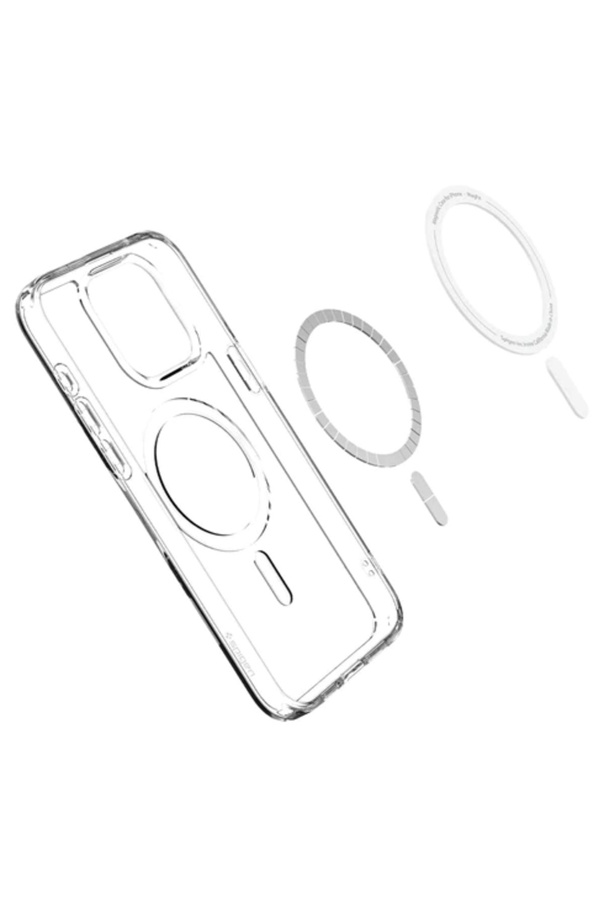 Spigen-iPhone 15 Pro Max Case, Spigen Crystal Hybrid (Magsafe Compatible) 5