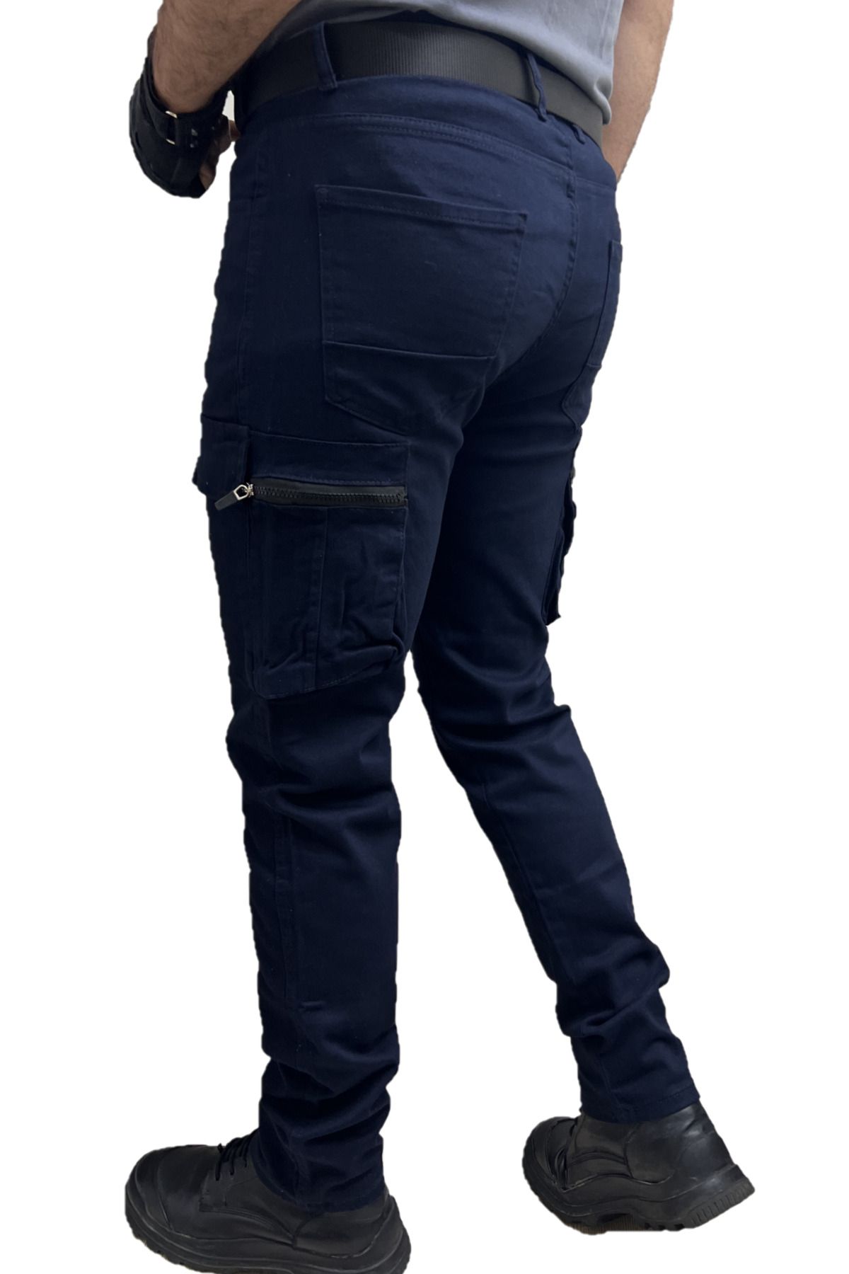 Polviton-Pantaloni cargo pentru bărbați Pantaloni pentru bărbați Combat Slim Fit 2