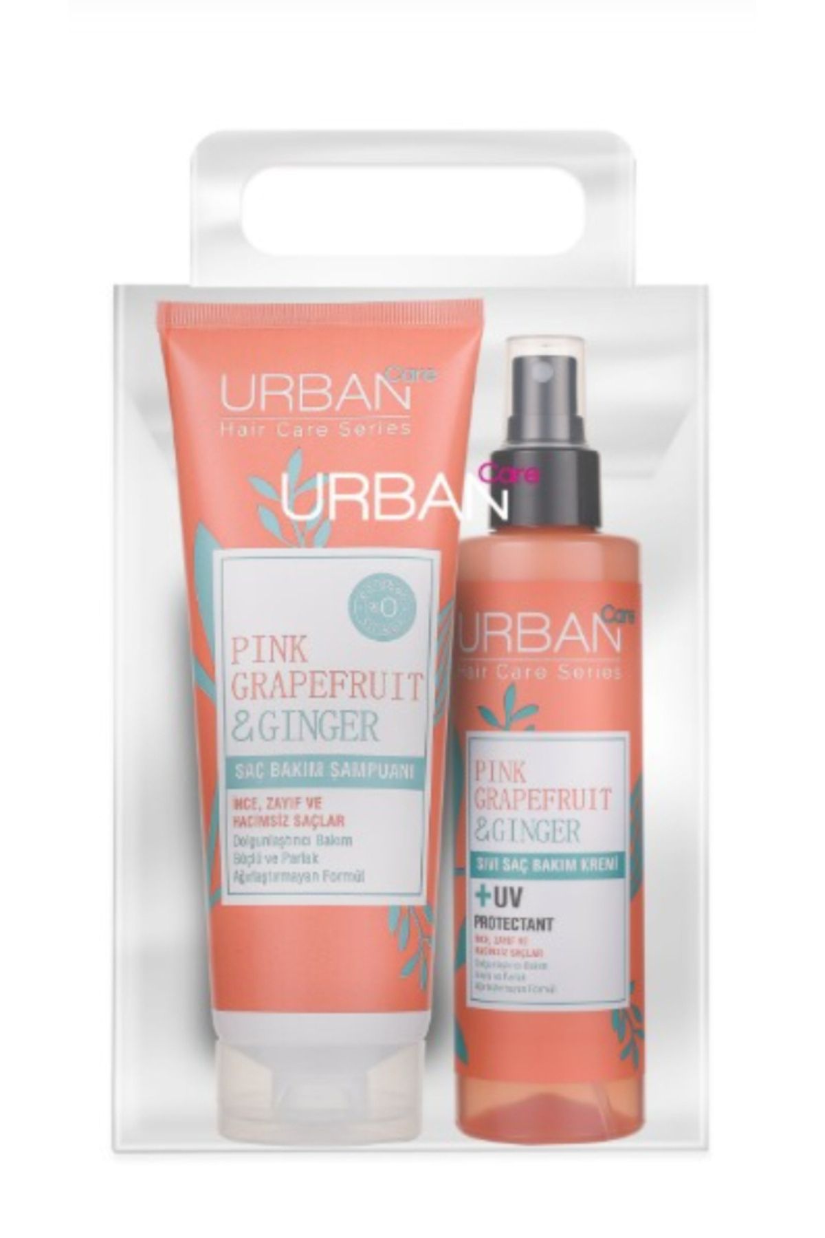 Urban Care Pink Grapefruit & Ginger Şampuan 250 ml Sıvı Saç Bakım Kremi Avantajlı Paket