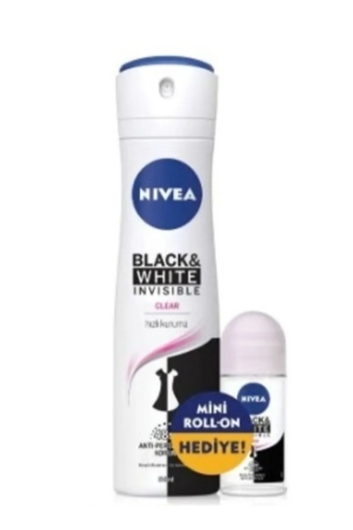 NIVEA Deo 150 ml + Roll-on 25 ml - Invisible Clear