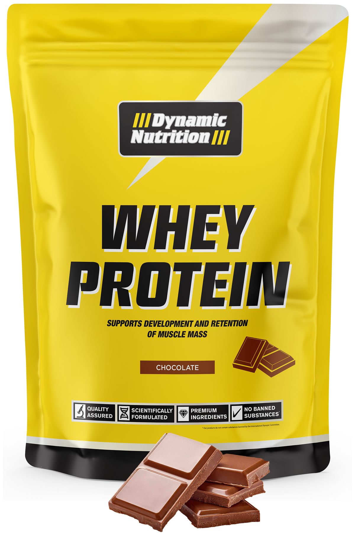 Dynamic Nutrition-High Protein Whey Protein Powder - 420Gx3 Pieces=1260G Biscuits+Chocolate+Strawberry 2