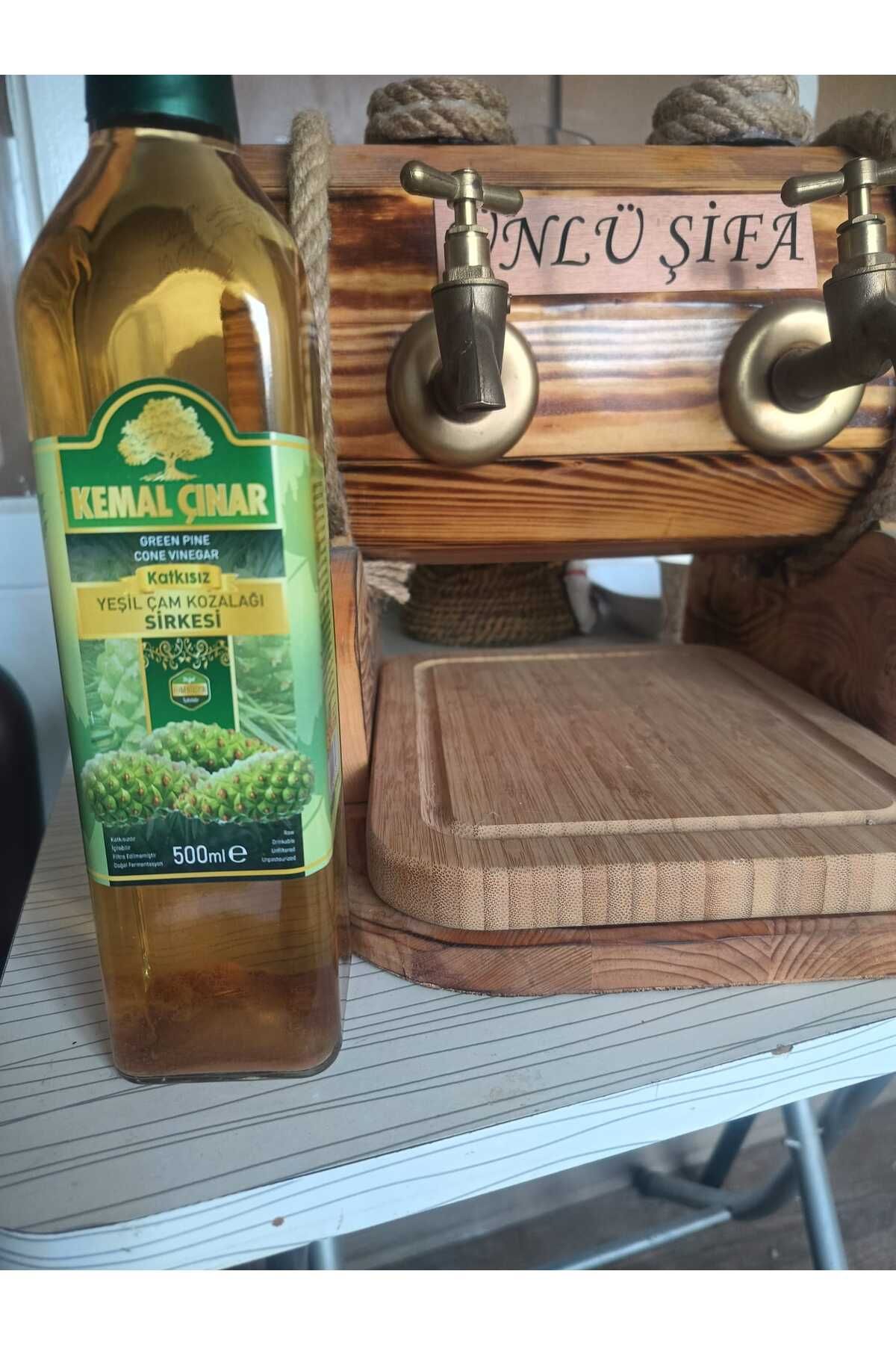 Kemal Çınar Yeşil Çam Kozalağı Sirkesi 500 ML